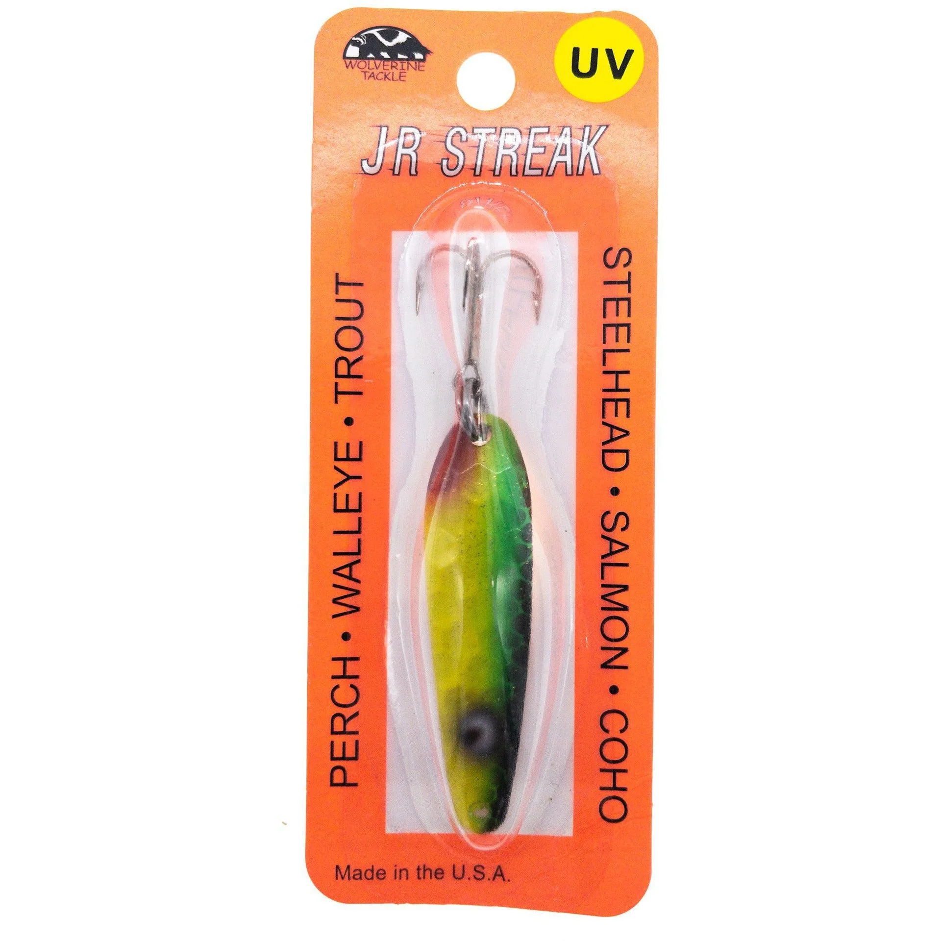 Wolverine Tackle JR Streak Trolling Spoon UV 2-3/8
