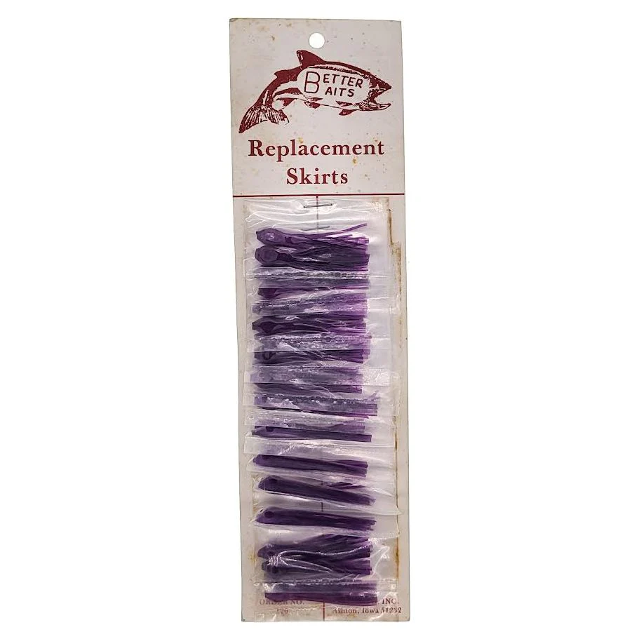Better Baits Replacement Skirts Card Of 12