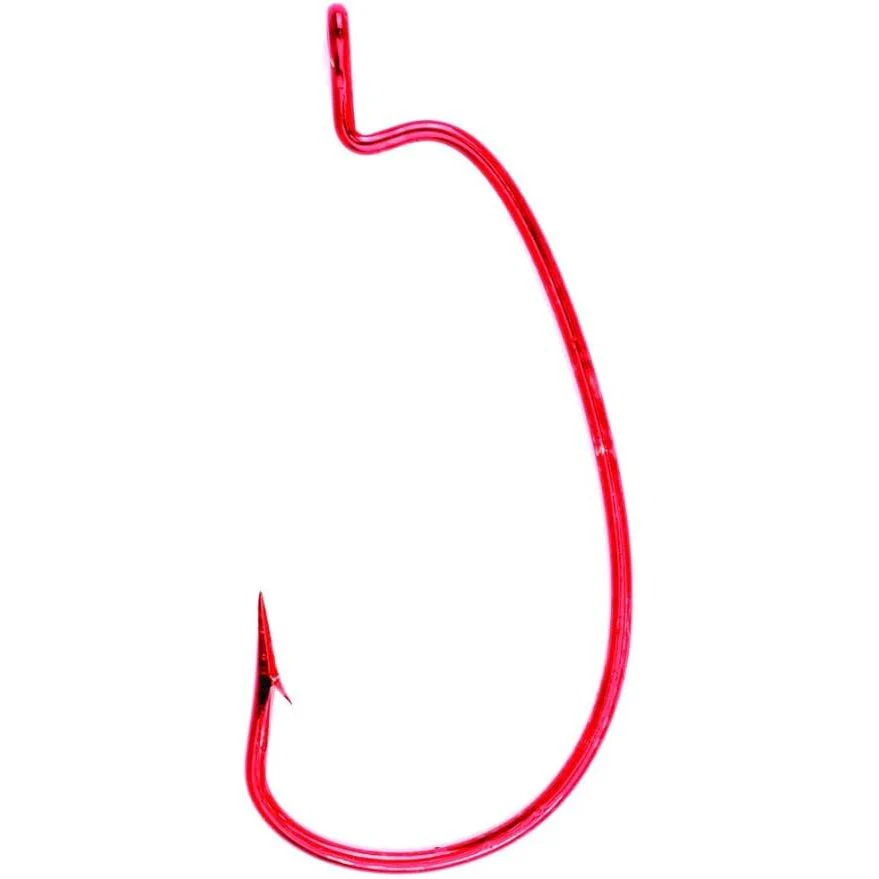 Eagle Claw Lazer Sharp Wide Gap Worm Hooks Qty 6