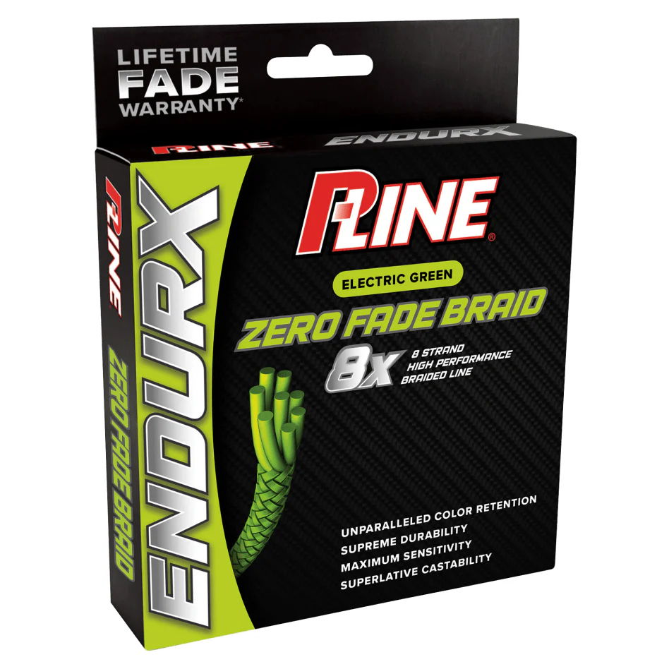 P-Line Endurx No Fade Braid 150yd Electric Green