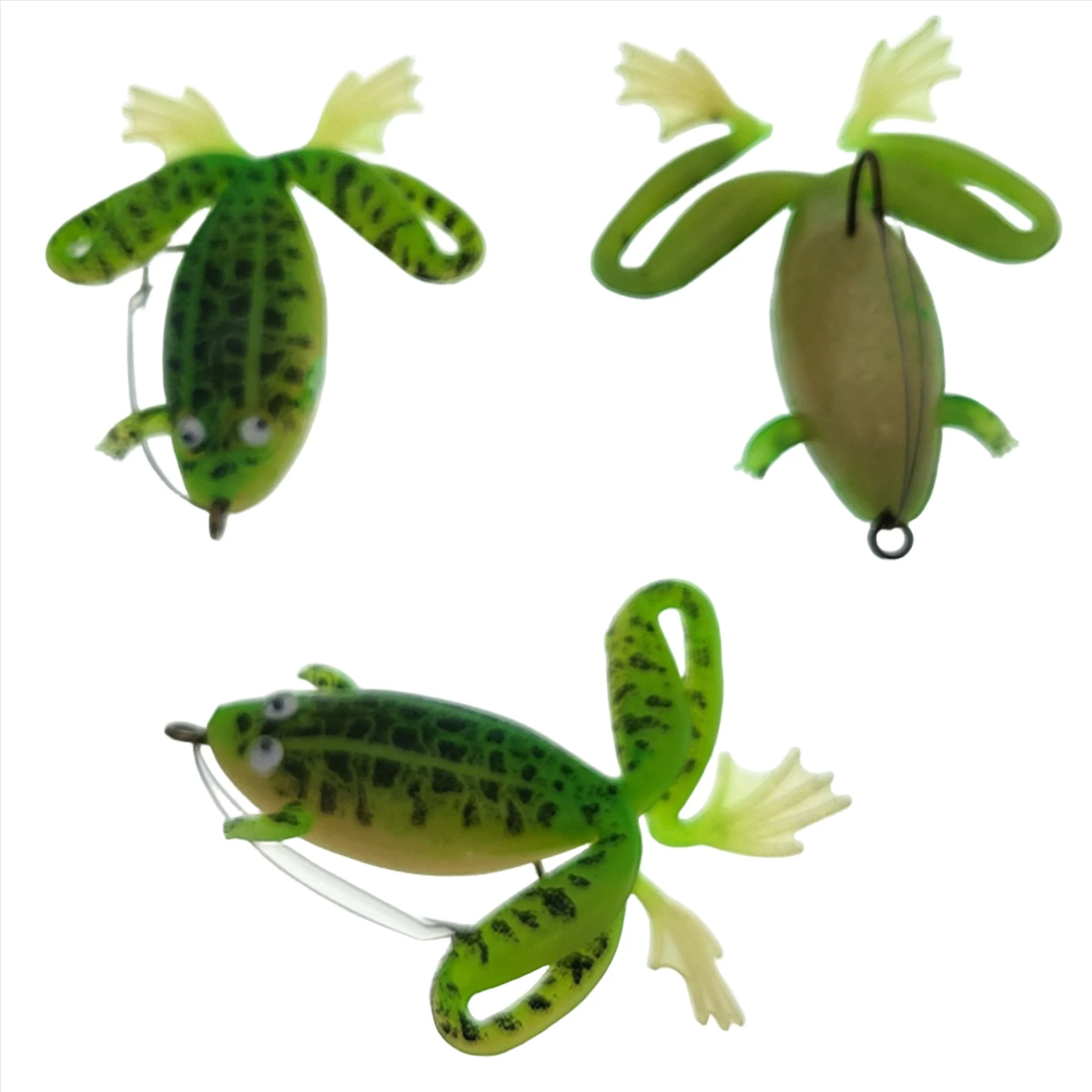 Felmlee Rigged Weedless Frogs 2-1/4