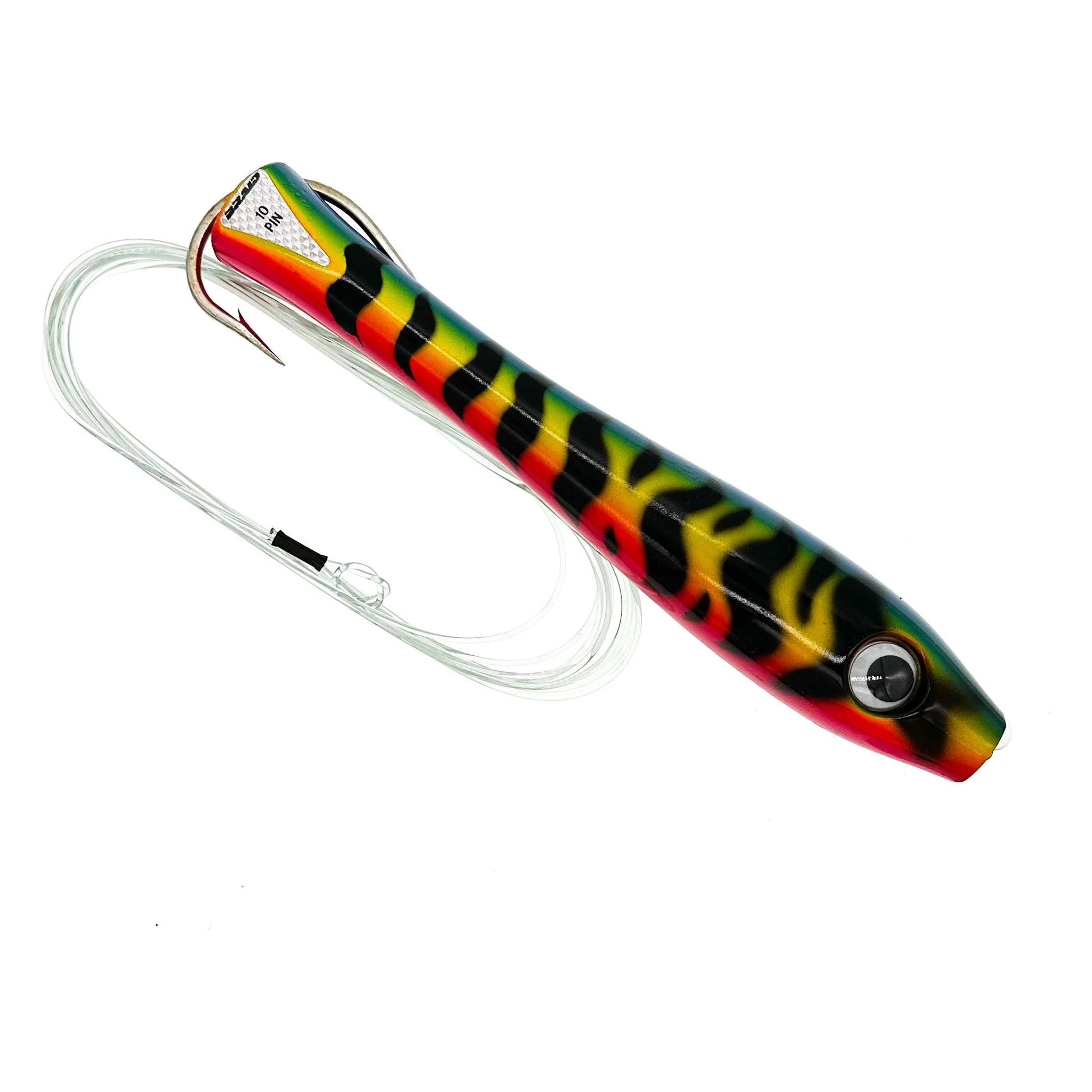 Braid Ten Pin Pre Rigged Surface Trolling Lure