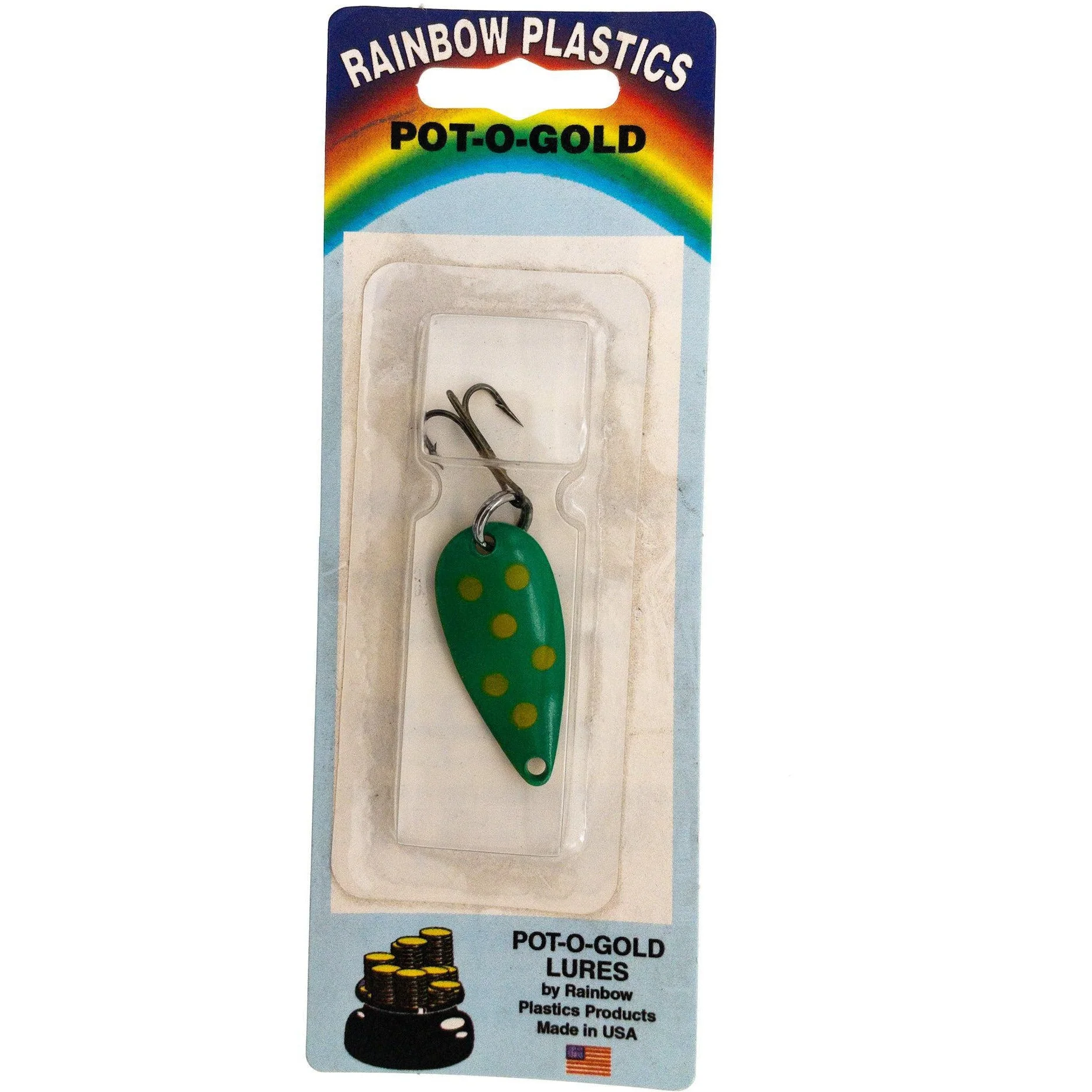 Rainbow Plastics Pot-O-Gold Casting/Trolling Spoon