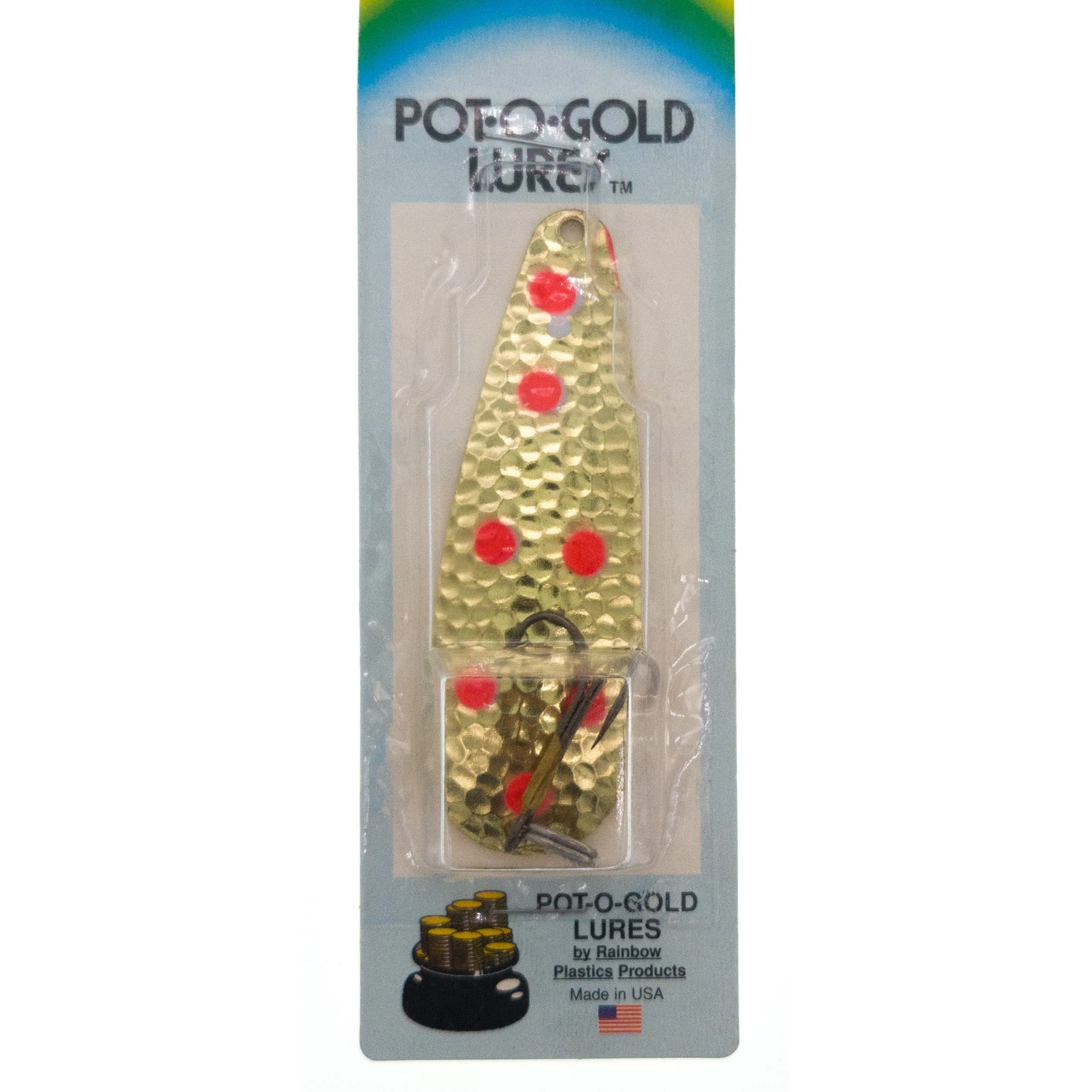 Rainbow Plastics Pot-O-Gold Casting/Trolling Spoon