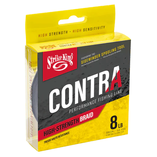 Strike King Contra Braid 8Lb 300 Yds Green