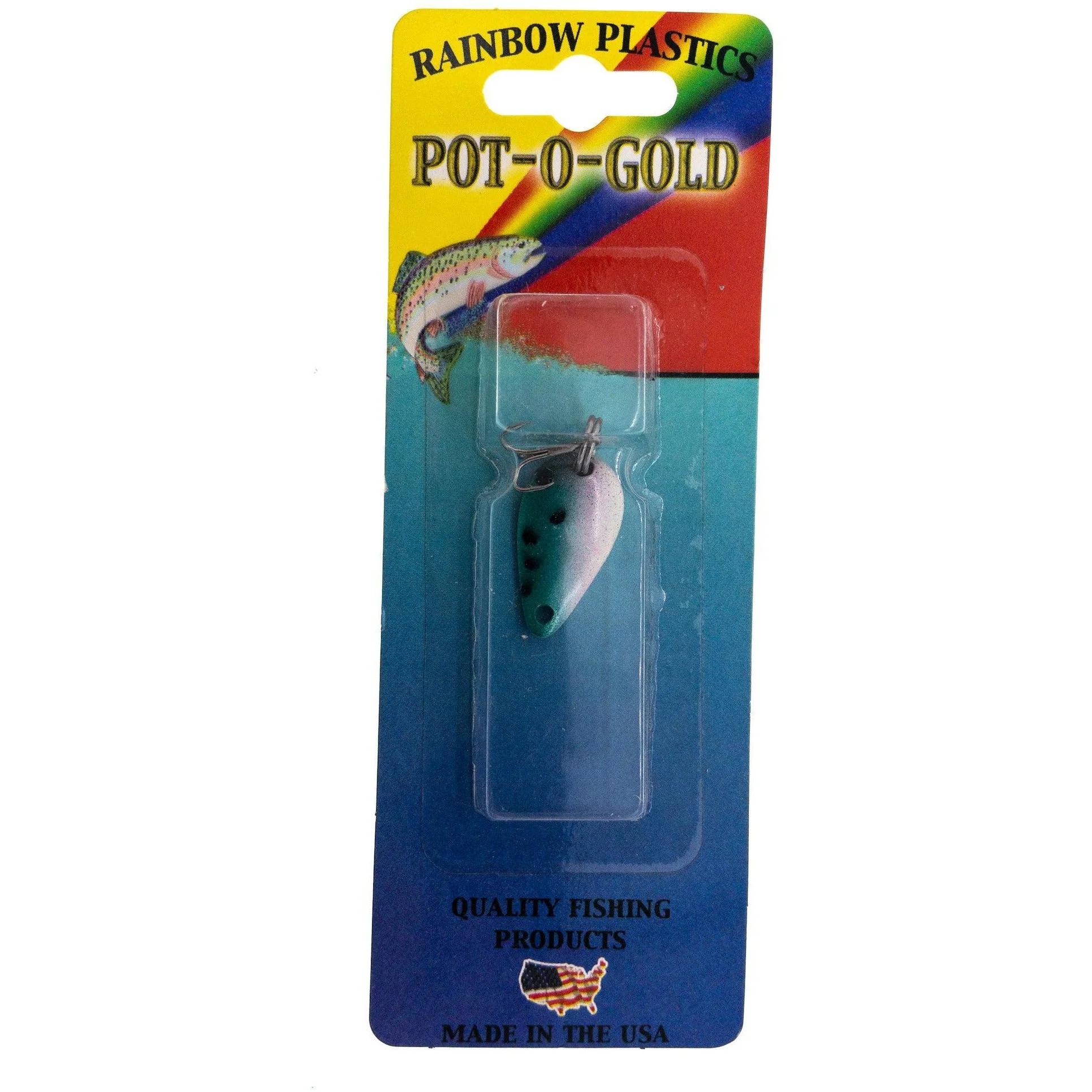 Rainbow Plastics Pot-O-Gold Casting/Trolling Spoon