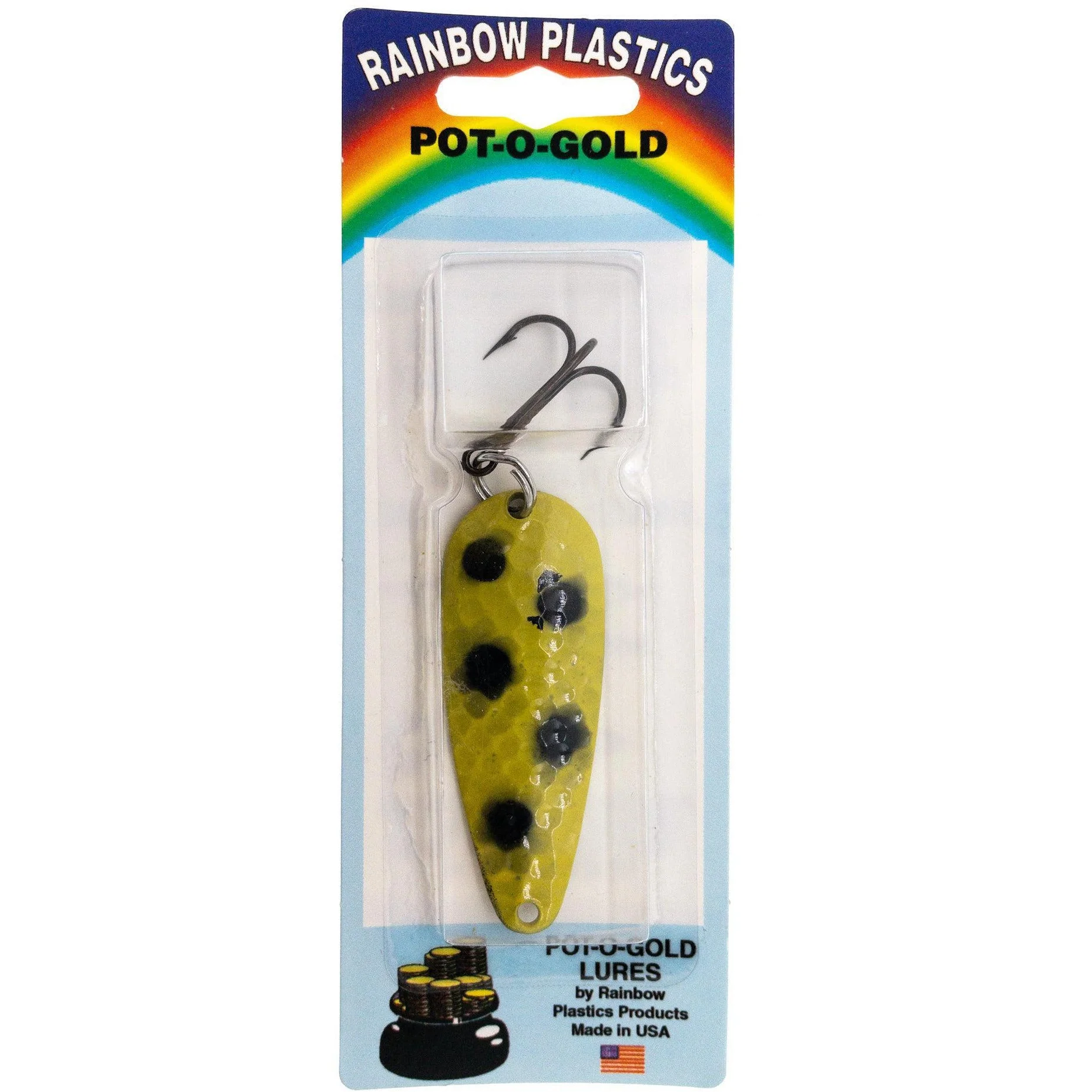 Rainbow Plastics Pot-O-Gold Casting/Trolling Spoon