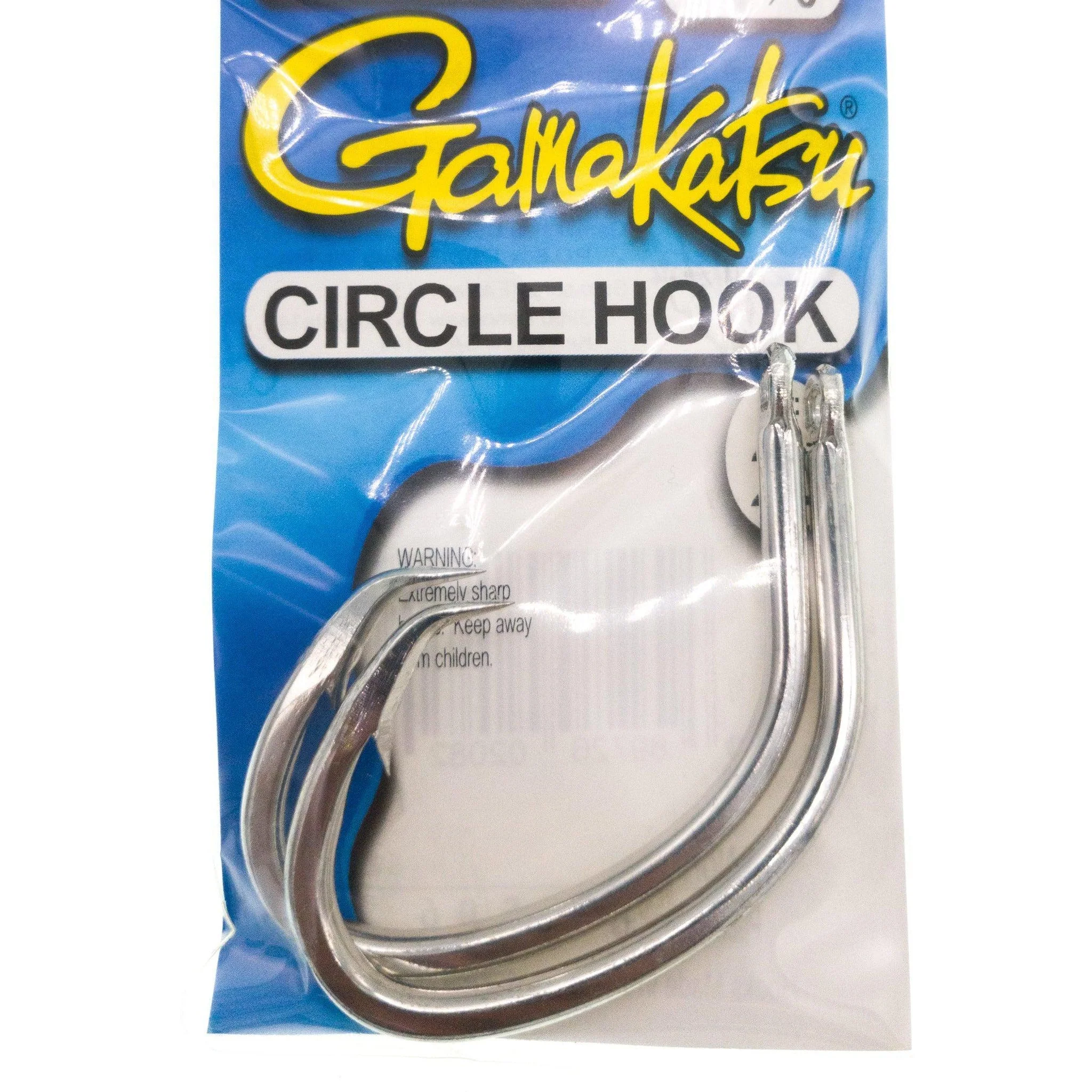 Gamakatsu Circle Hooks Straight Eye Nickel