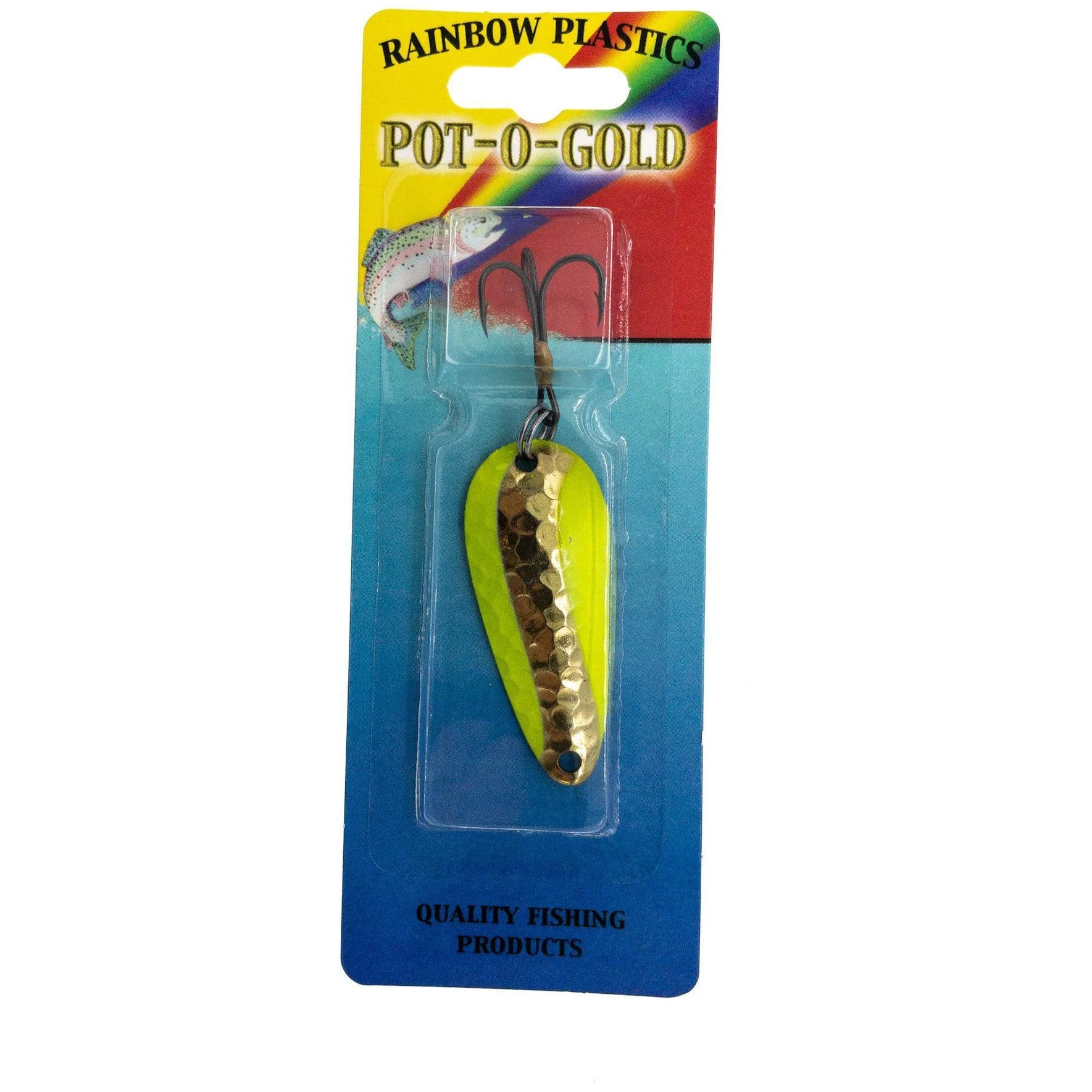 Rainbow Plastics Pot-O-Gold Casting/Trolling Spoon