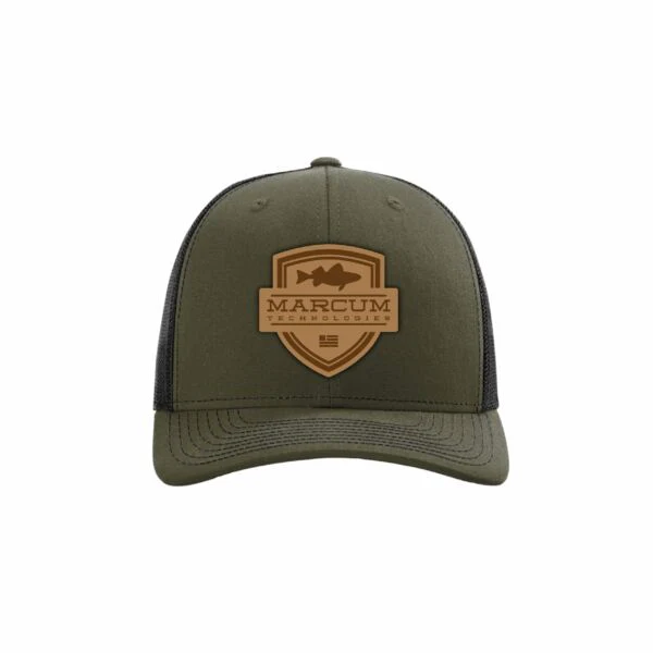 Marcum MTC4 Loden Sheild Trucker Hat Drk Green Black Back
