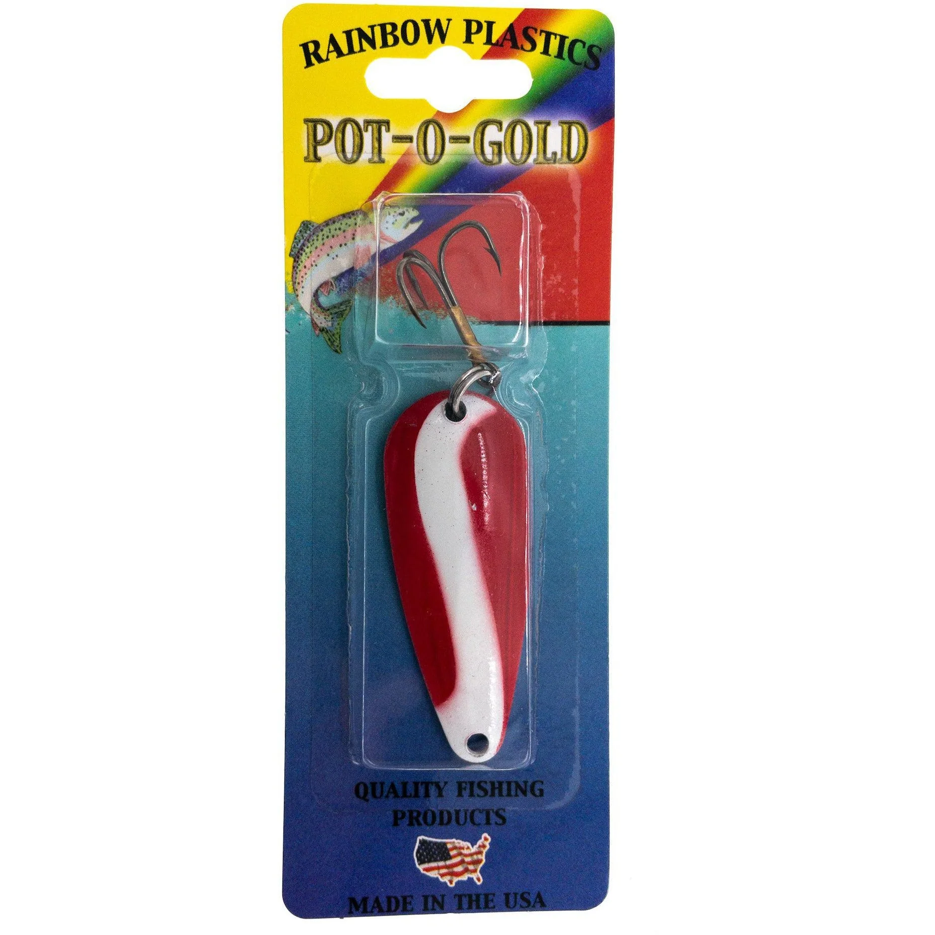 Rainbow Plastics Pot-O-Gold Casting/Trolling Spoon