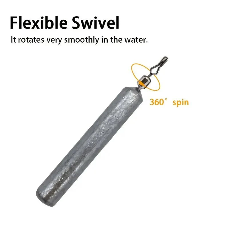 FAS Pro Goture Fishing Pencil Drop Shot Weights Qty 50