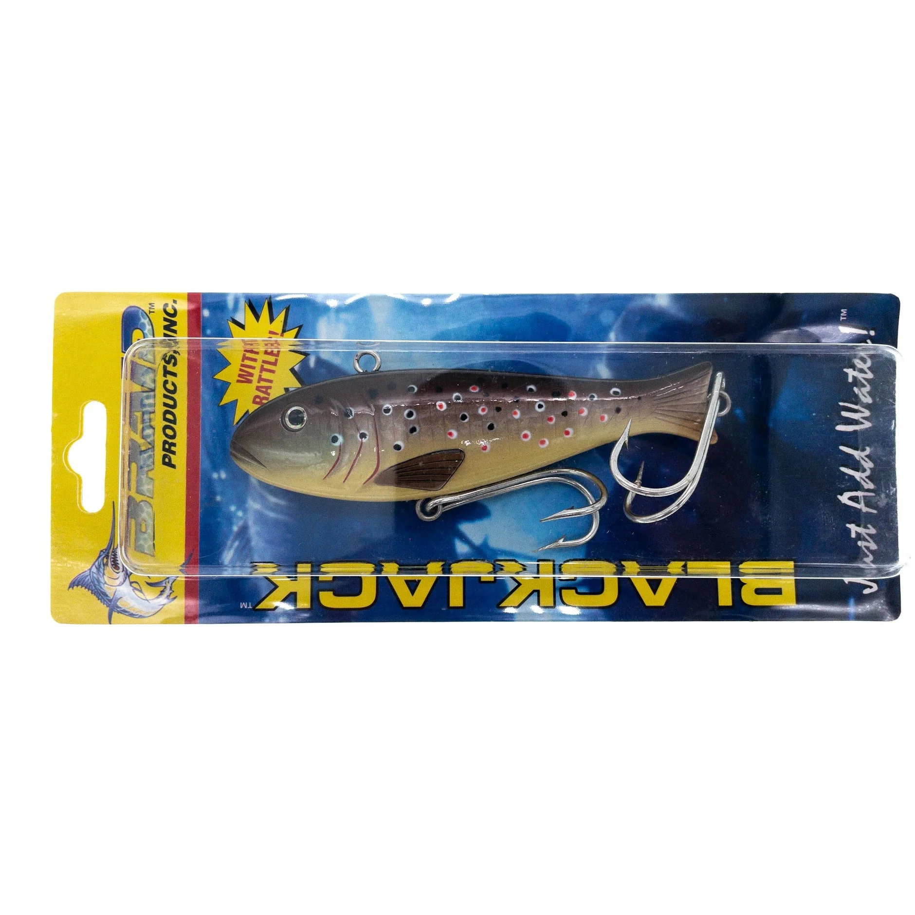 Braid Blackjack Saltwater Trolling Lure w/ Double Claw Hooks