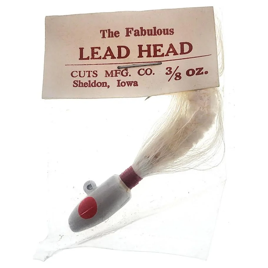 Better Baits Lead Head Jig 3/8 Oz Qty 1