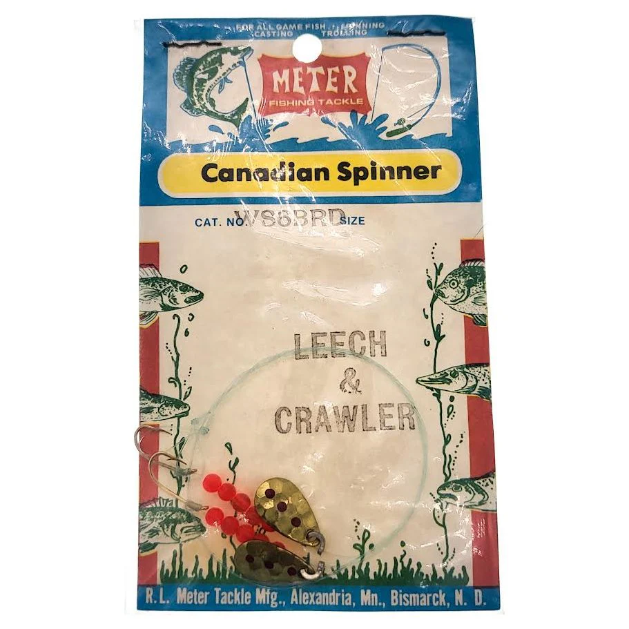 Meter Fishing Tackle Canadian Spinner Leech & Crawler Harness