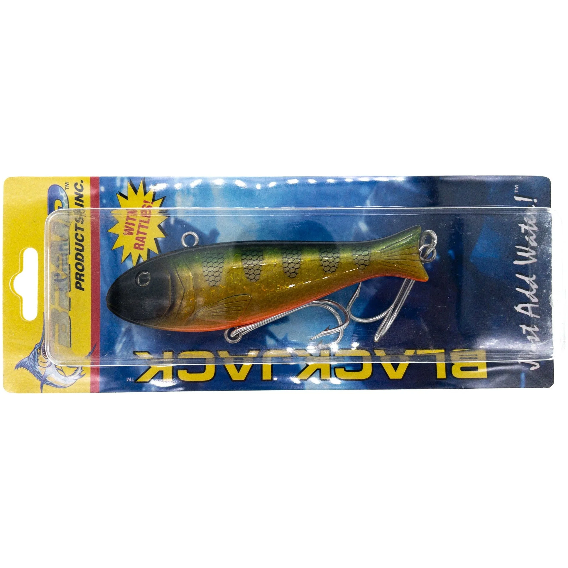 Braid Blackjack Saltwater Trolling Lure w/ Double Claw Hooks