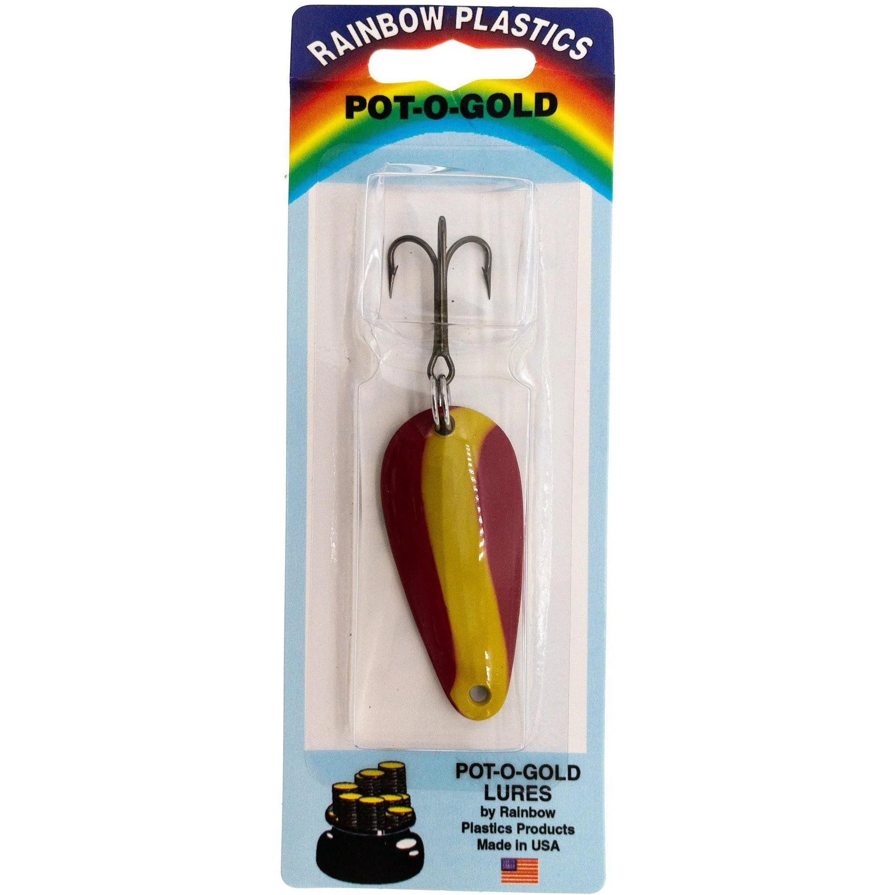 Rainbow Plastics Pot-O-Gold Casting/Trolling Spoon