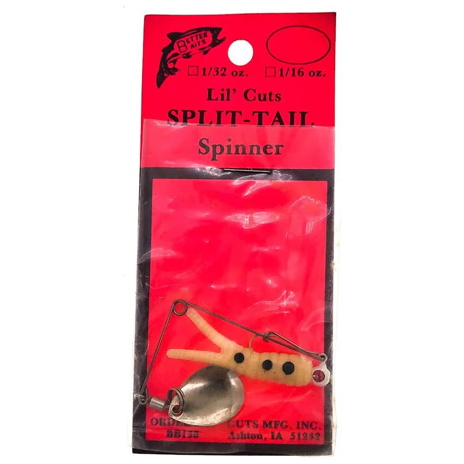 Better Baits Lil' Cuts Split Tail W/ Spinner 1/32 Oz Qty 1