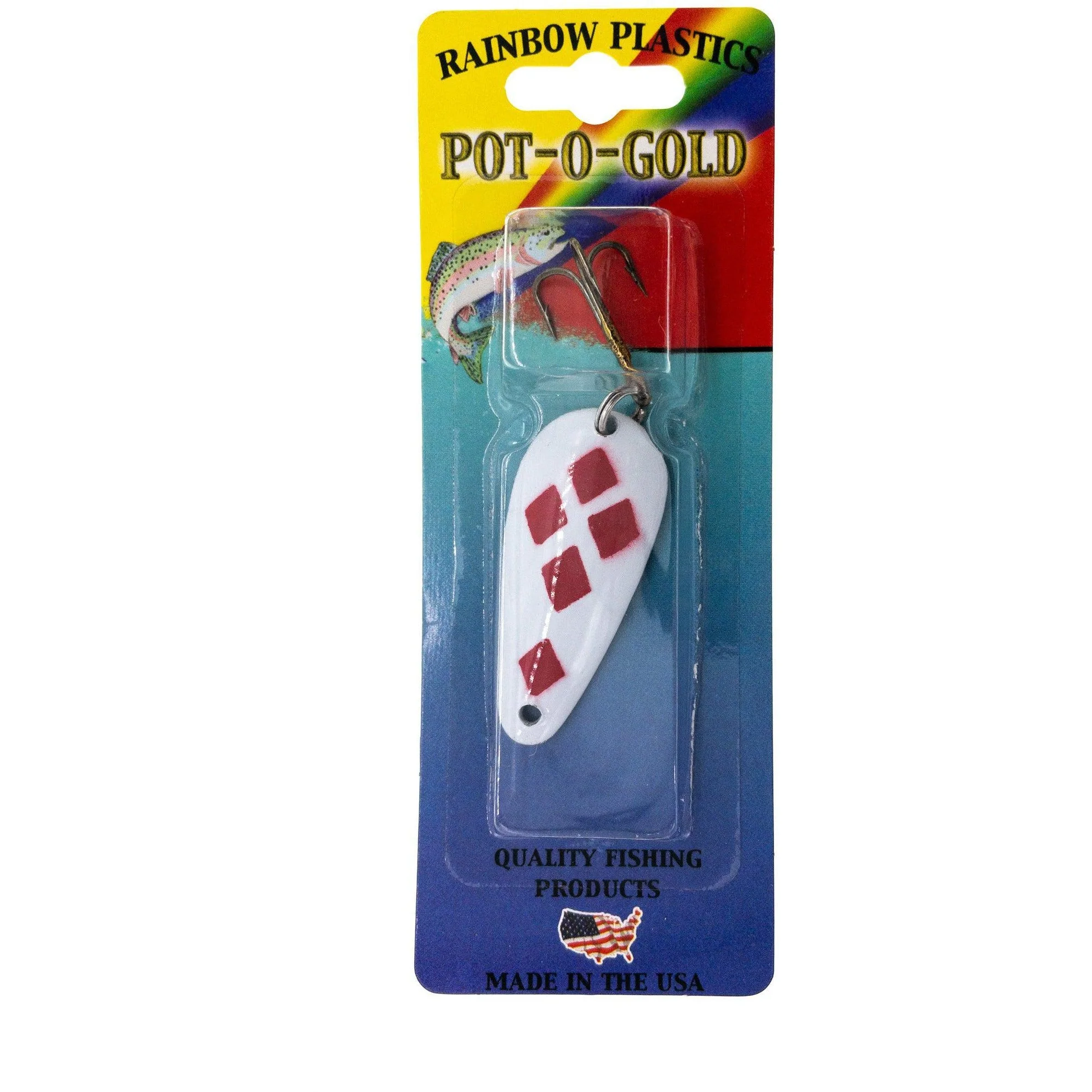 Rainbow Plastics Pot-O-Gold Casting/Trolling Spoon