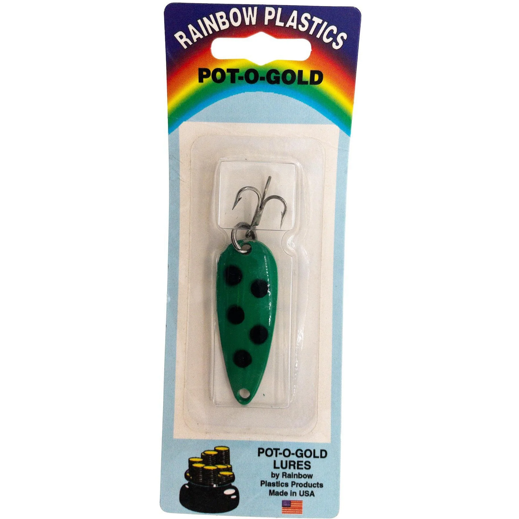 Rainbow Plastics Pot-O-Gold Casting/Trolling Spoon