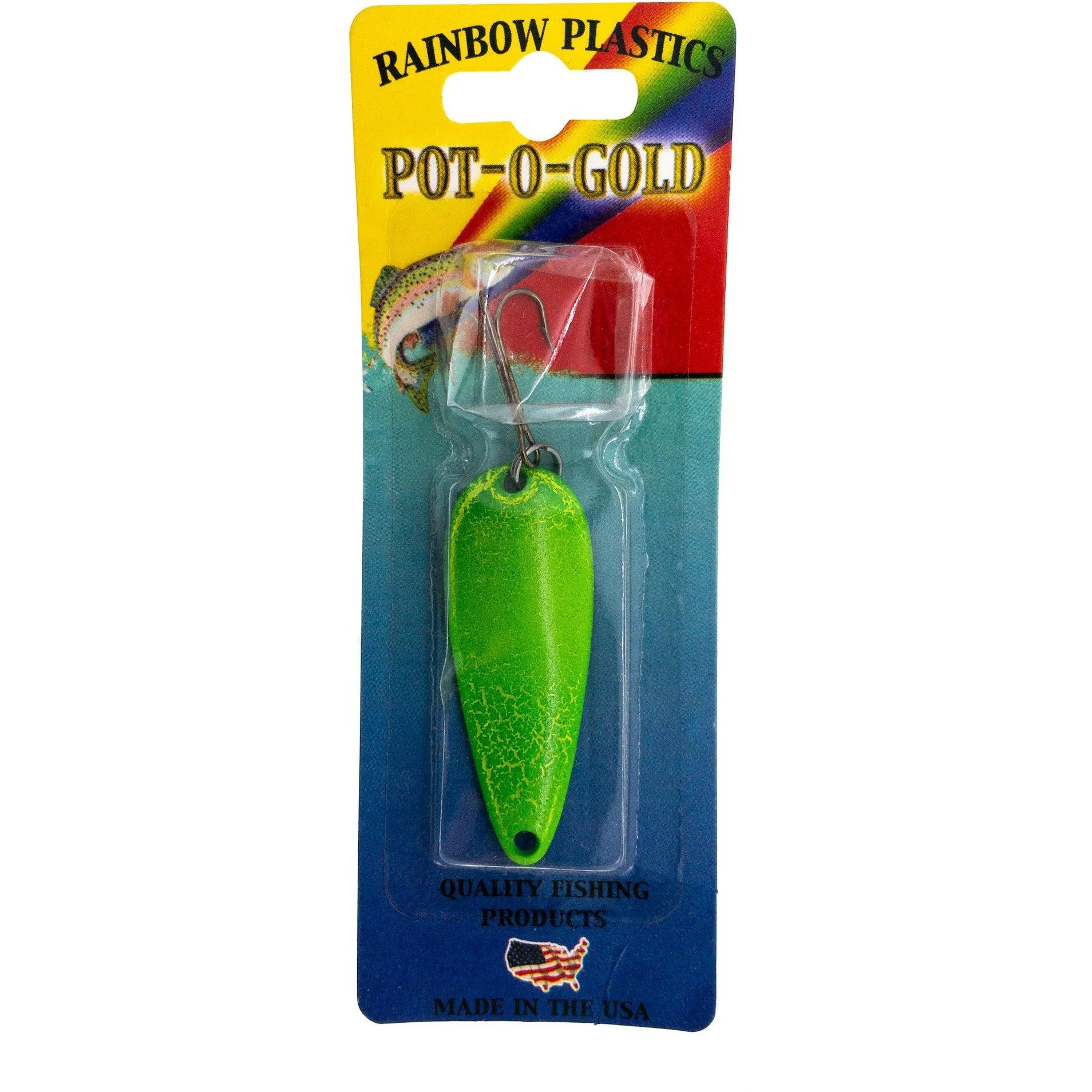 Rainbow Plastics Pot-O-Gold Casting/Trolling Spoon