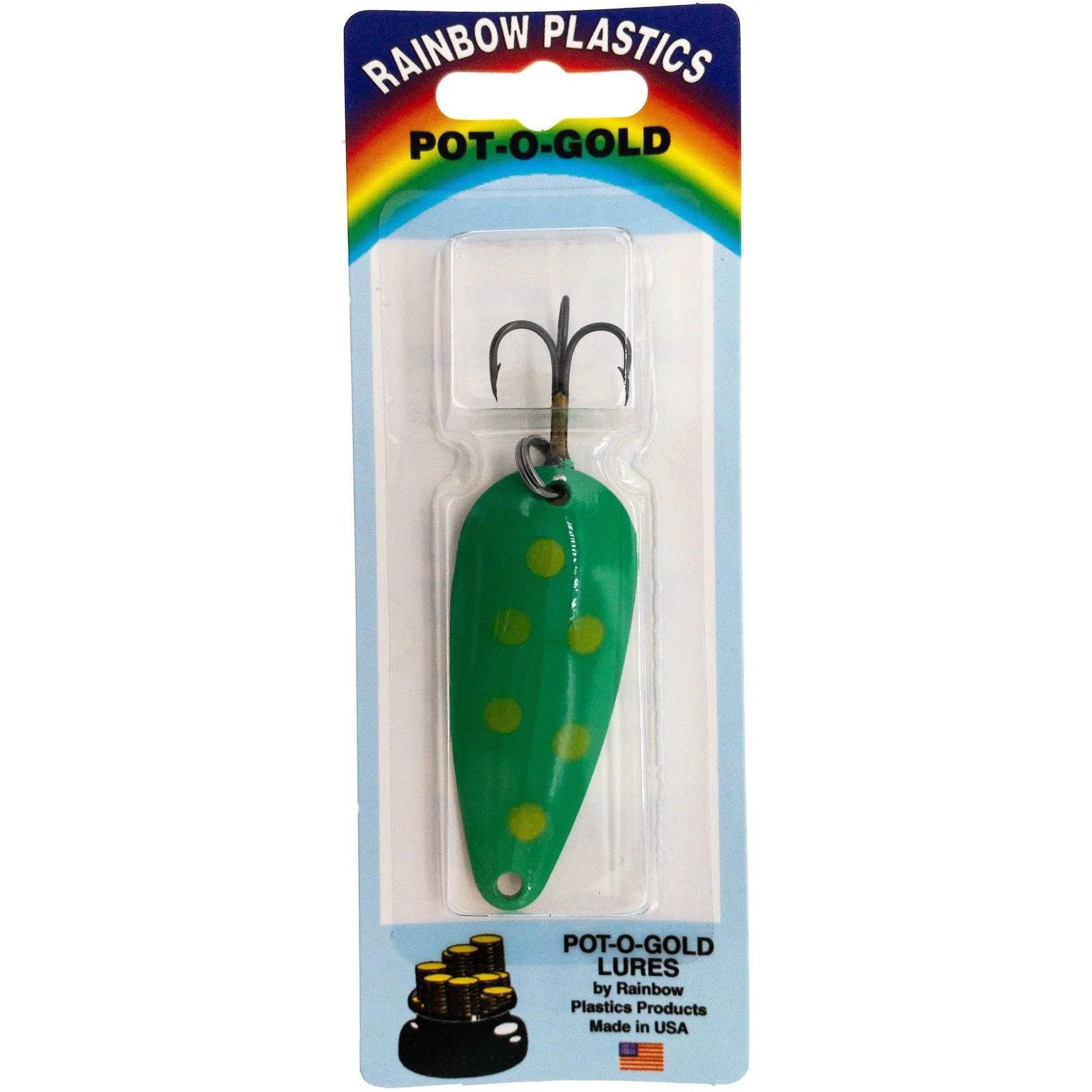 Rainbow Plastics Pot-O-Gold Casting/Trolling Spoon