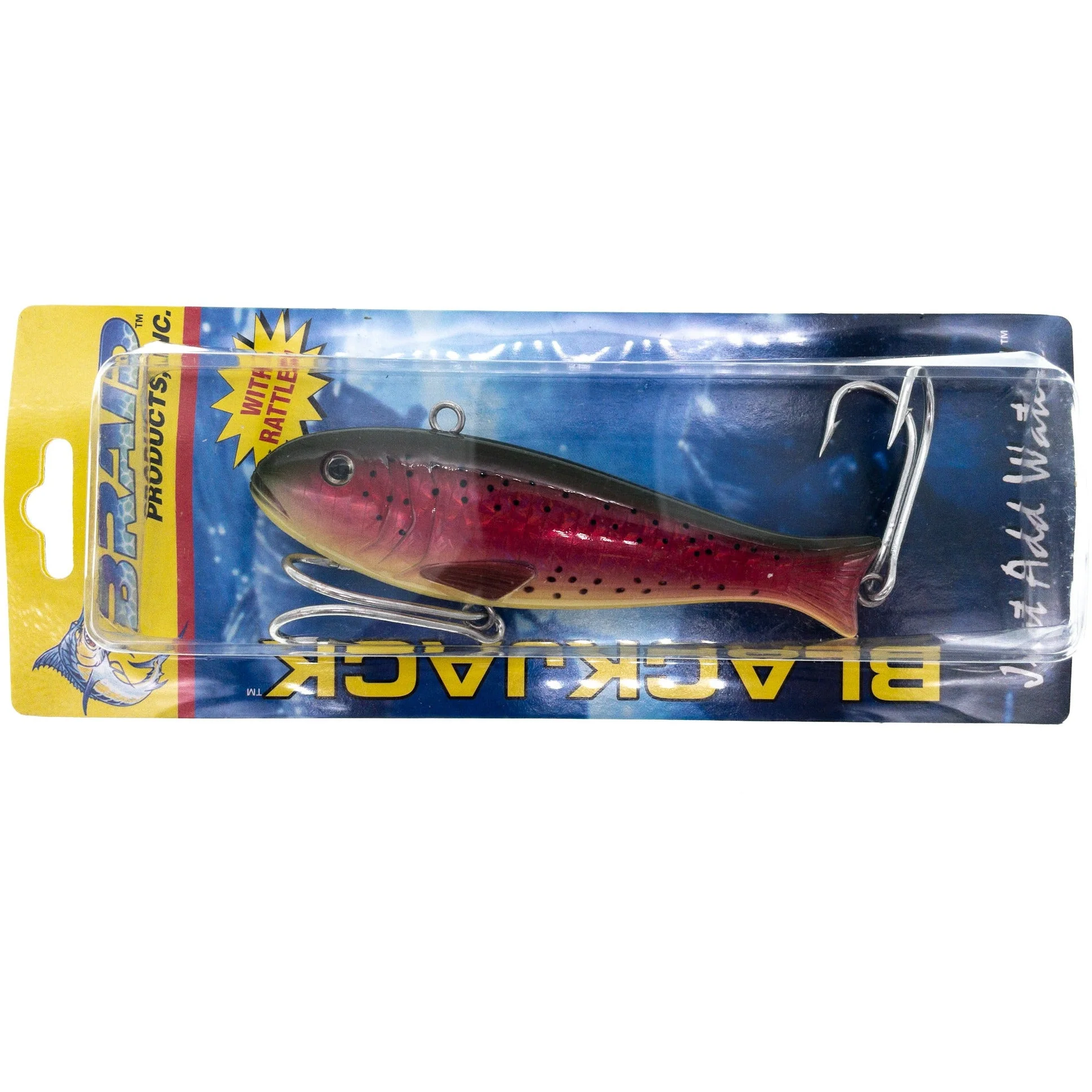 Braid Blackjack Saltwater Trolling Lure w/ Double Claw Hooks