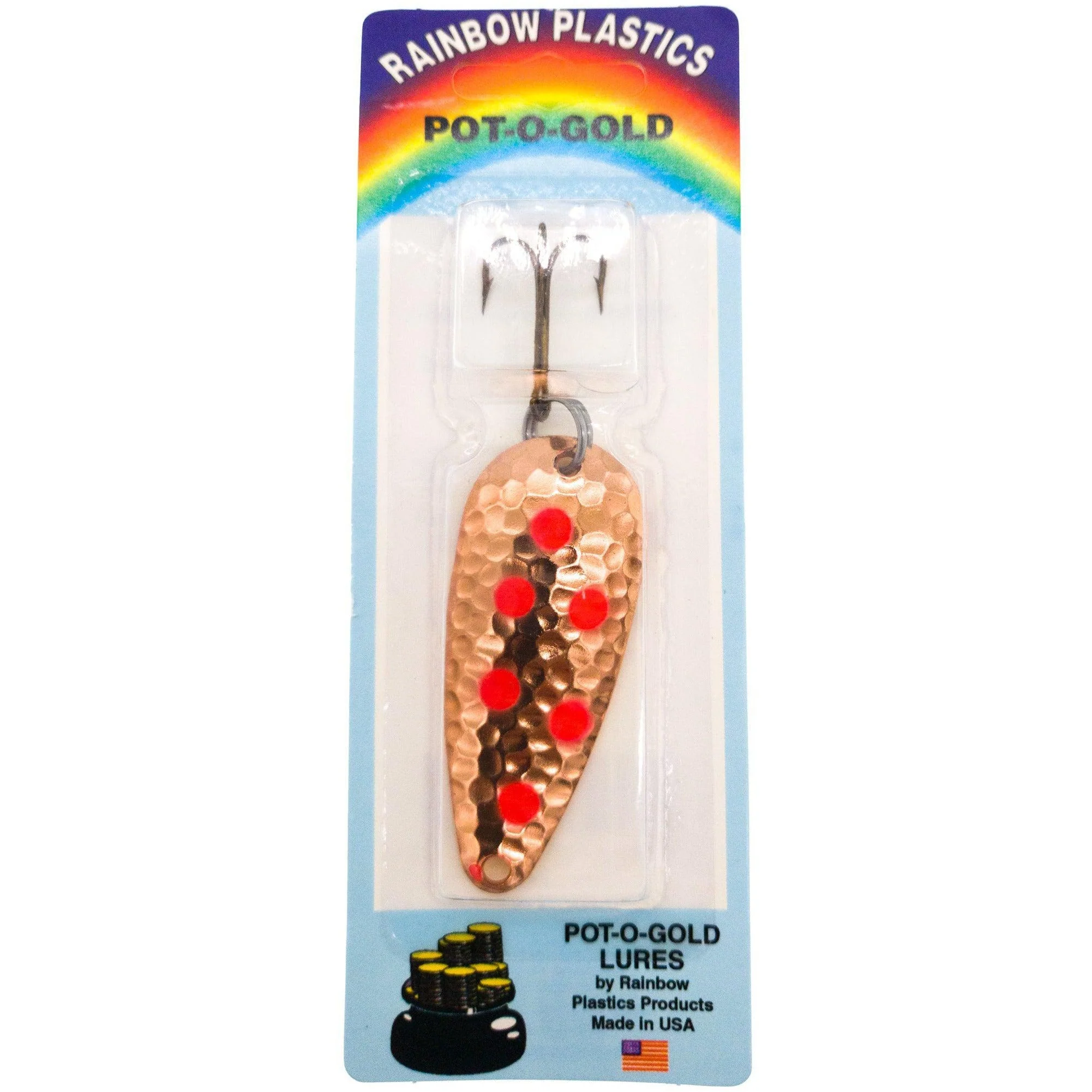 Rainbow Plastics Pot-O-Gold Casting/Trolling Spoon