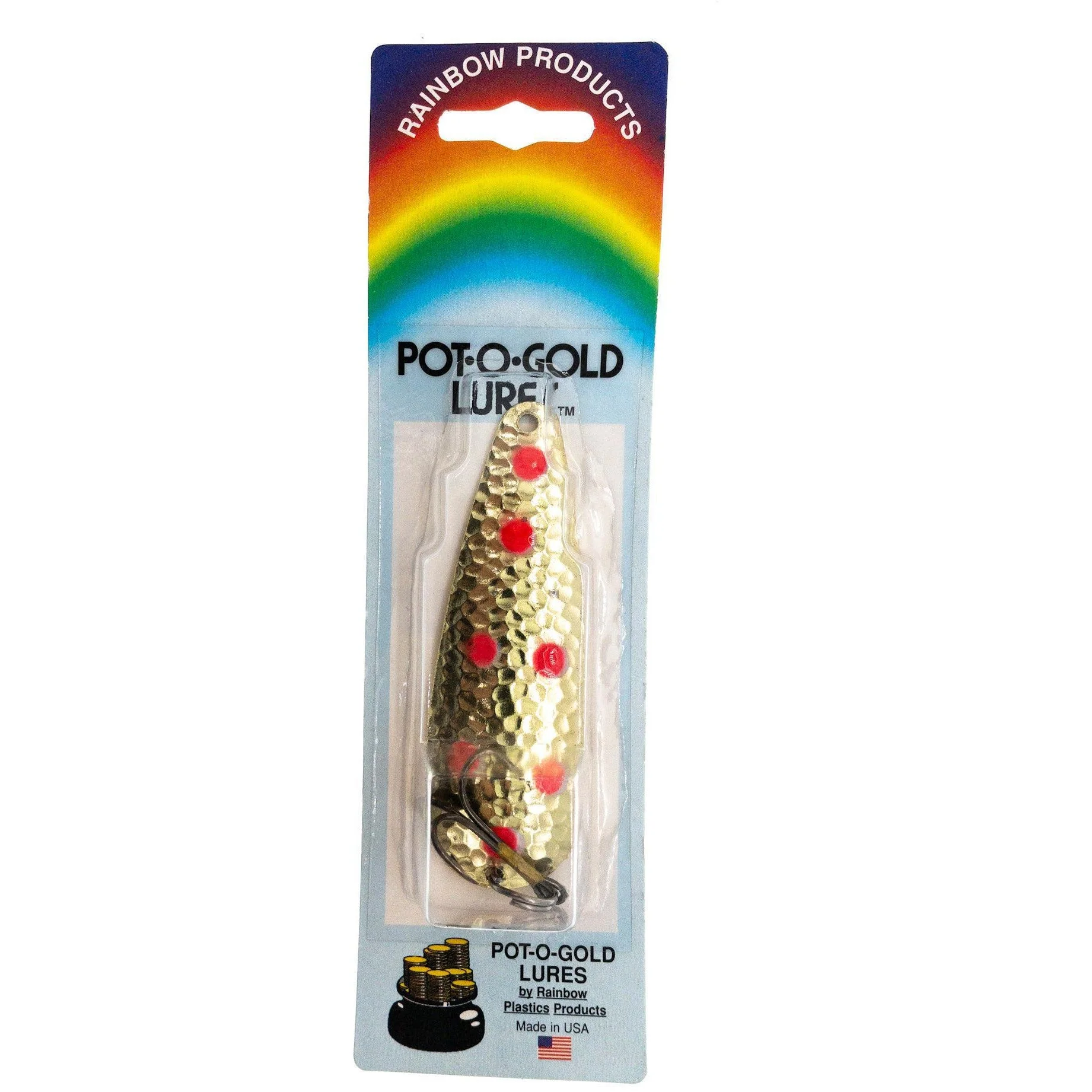 Rainbow Plastics Pot-O-Gold Casting/Trolling Spoon