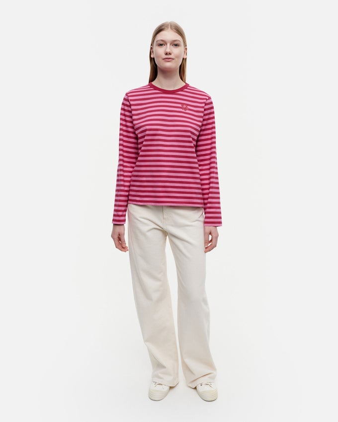 Tasaraita Relaxed Long Sleeve Glitter