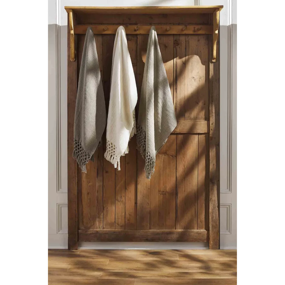 Macramé Throw - White