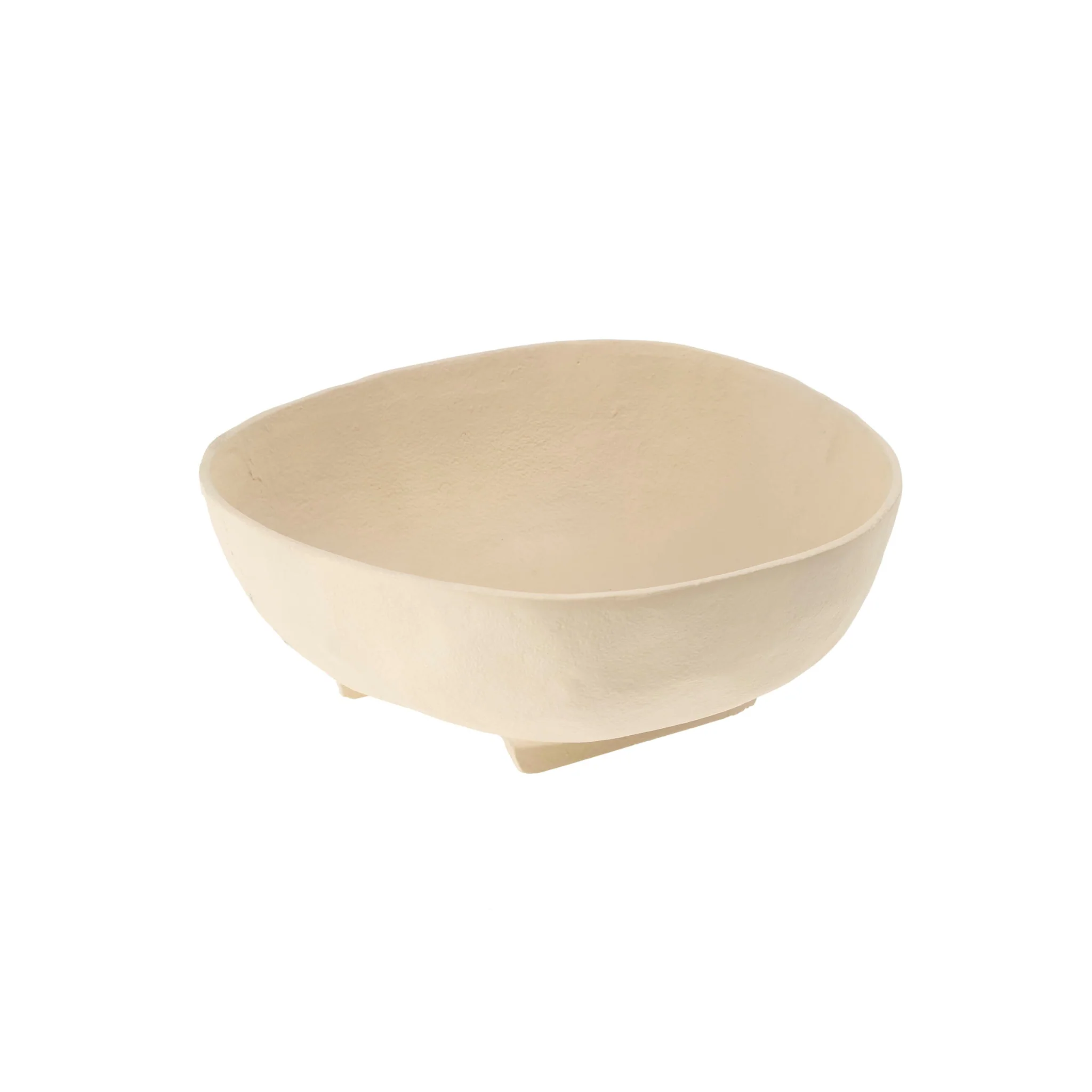Ivory Rockform Footed Dish