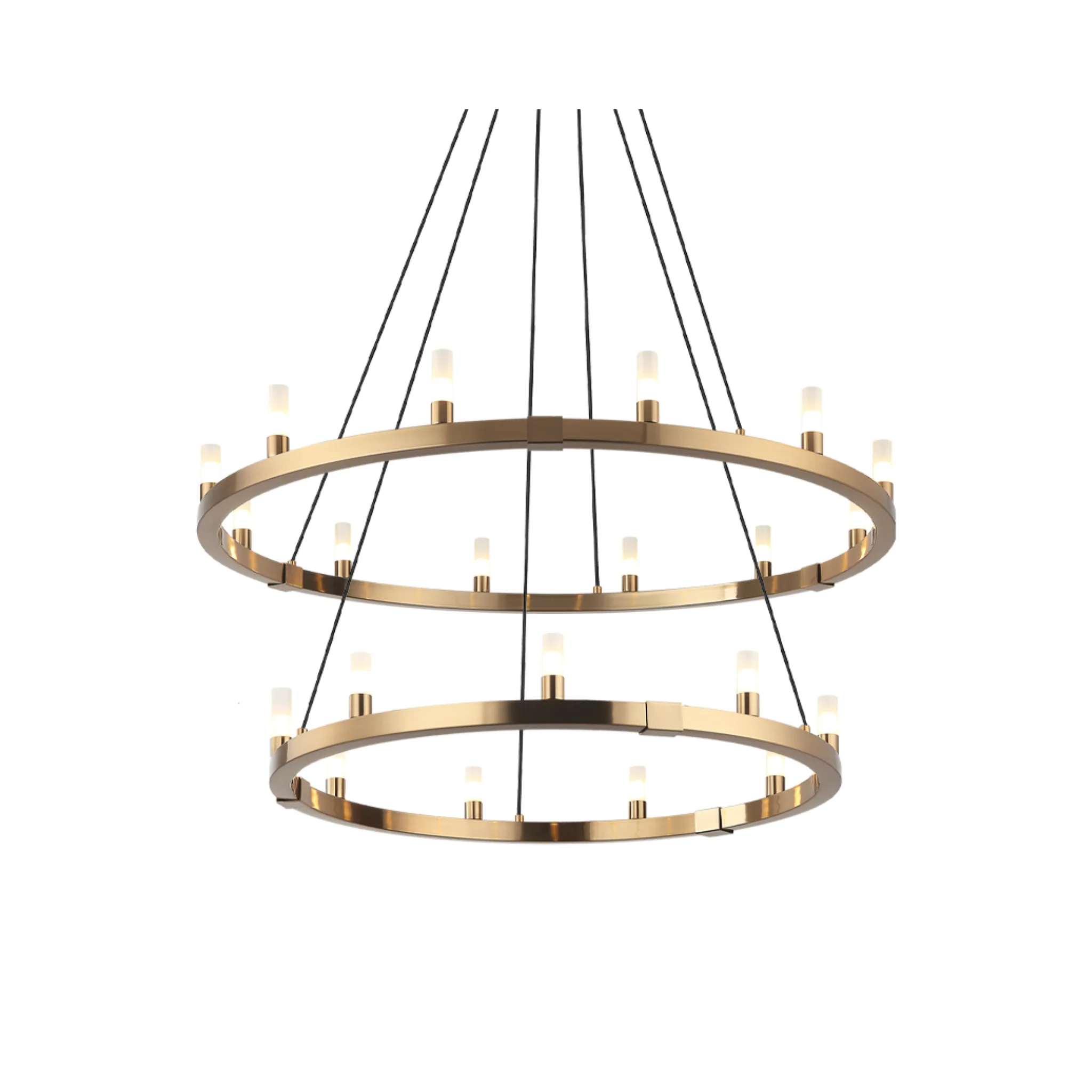 Cascadian 2-Tier Round Chandelier