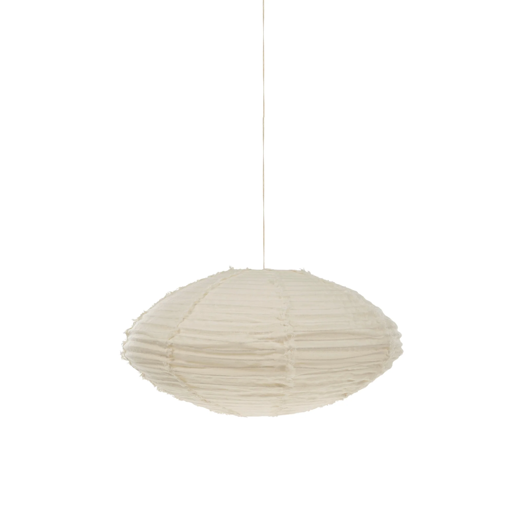 Lina Linen Large Pendant - Ivory