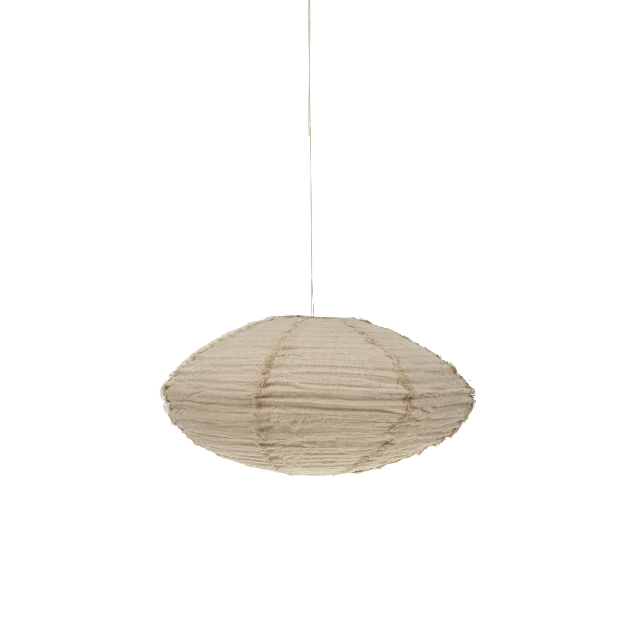 Lina Linen Medium Pendant - Chambray
