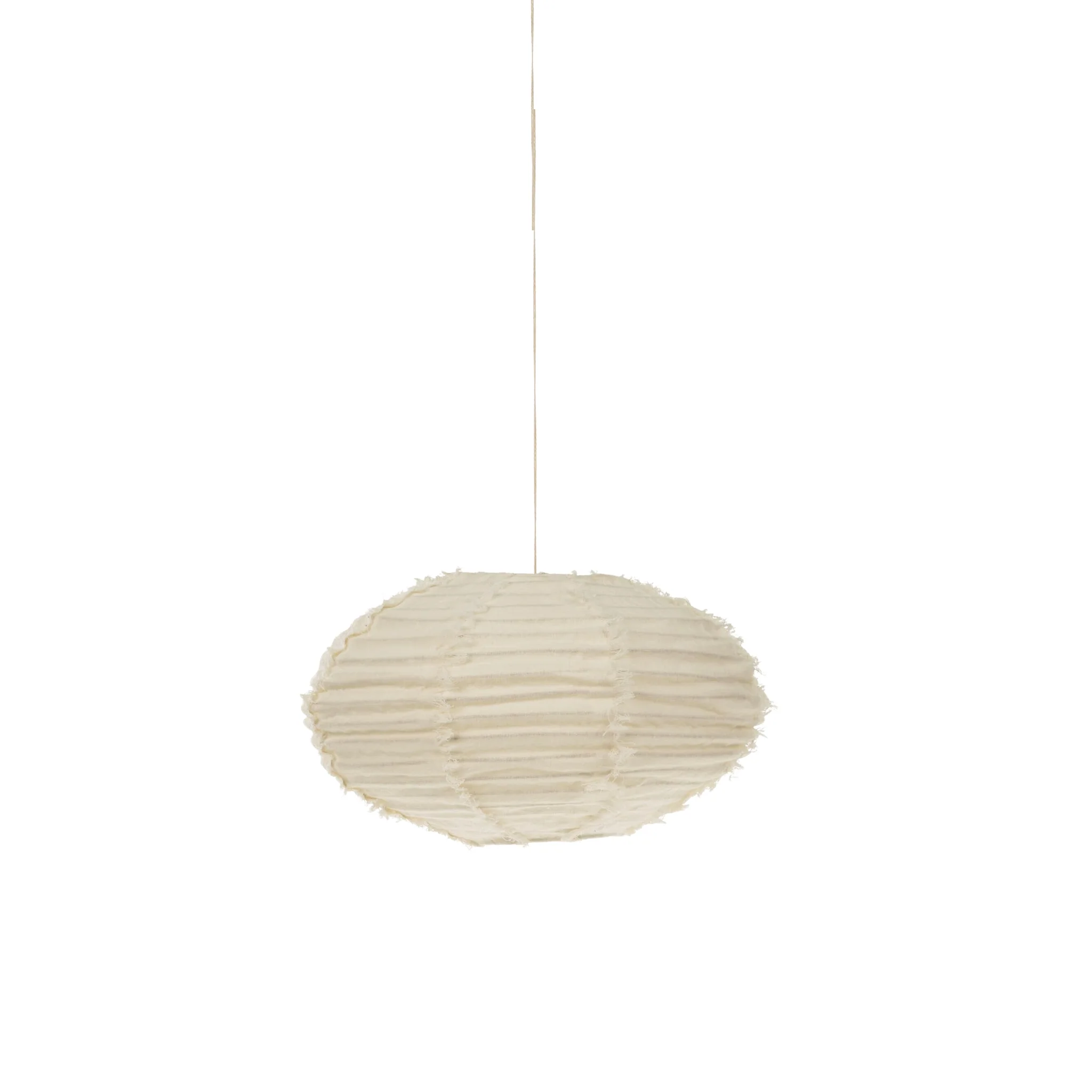 Lina Linen Small Pendant - Ivory