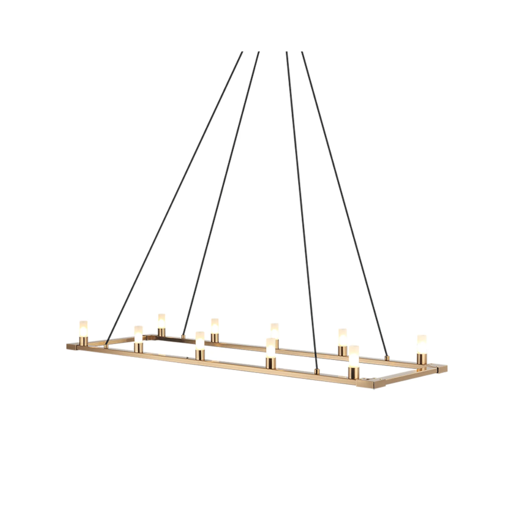 Cascadian Large Linear Chandelier