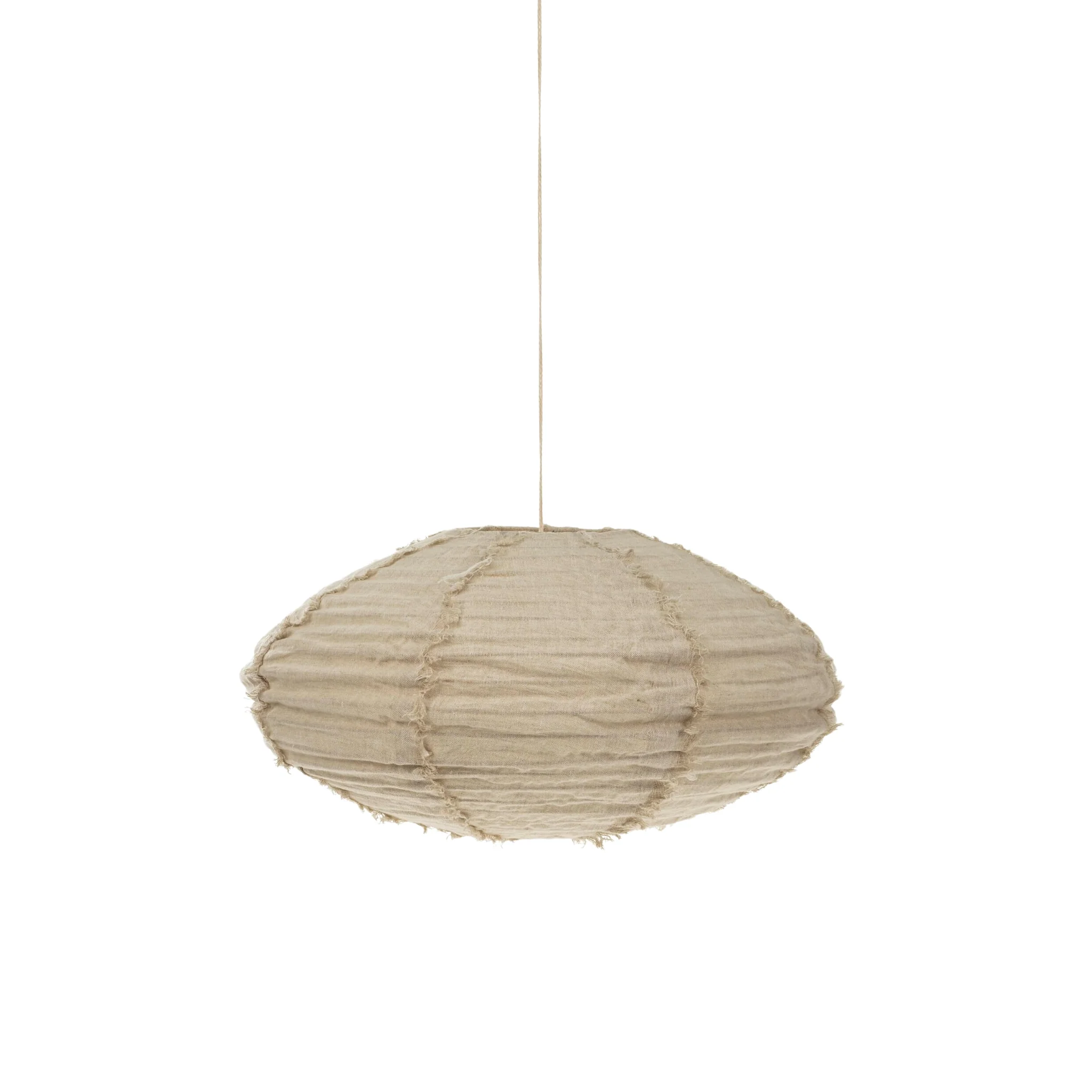 Lina Linen Large Pendant - Chambray