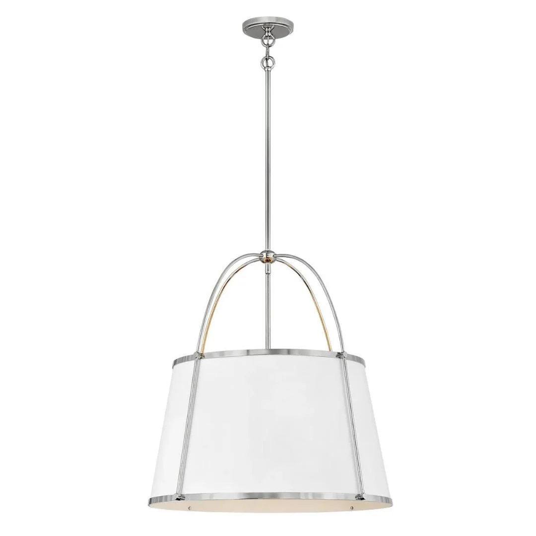 Clarke Large Metal Pendant