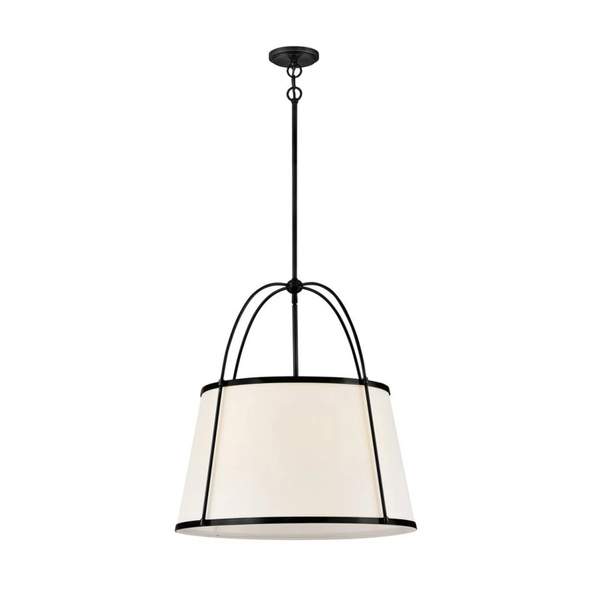 Clarke Large Fabric Pendant