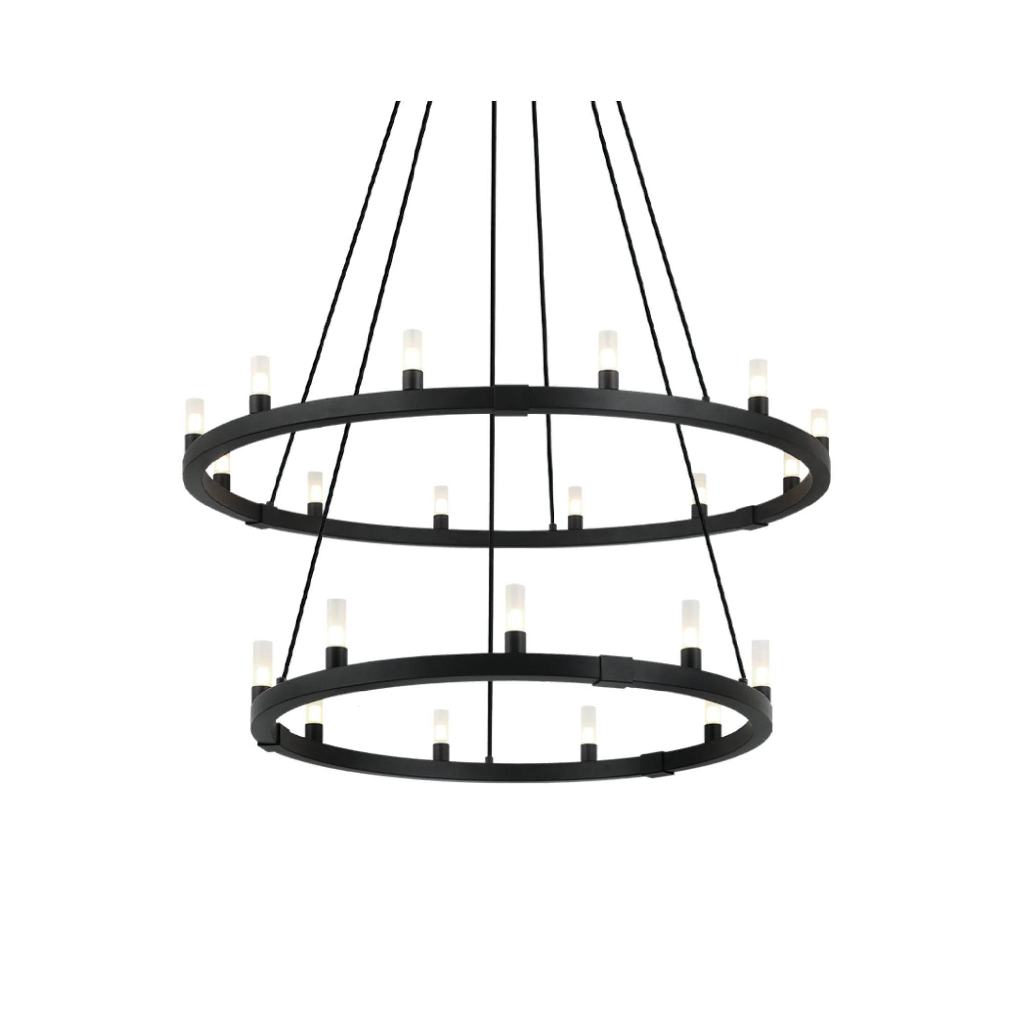 Cascadian 2-Tier Round Chandelier