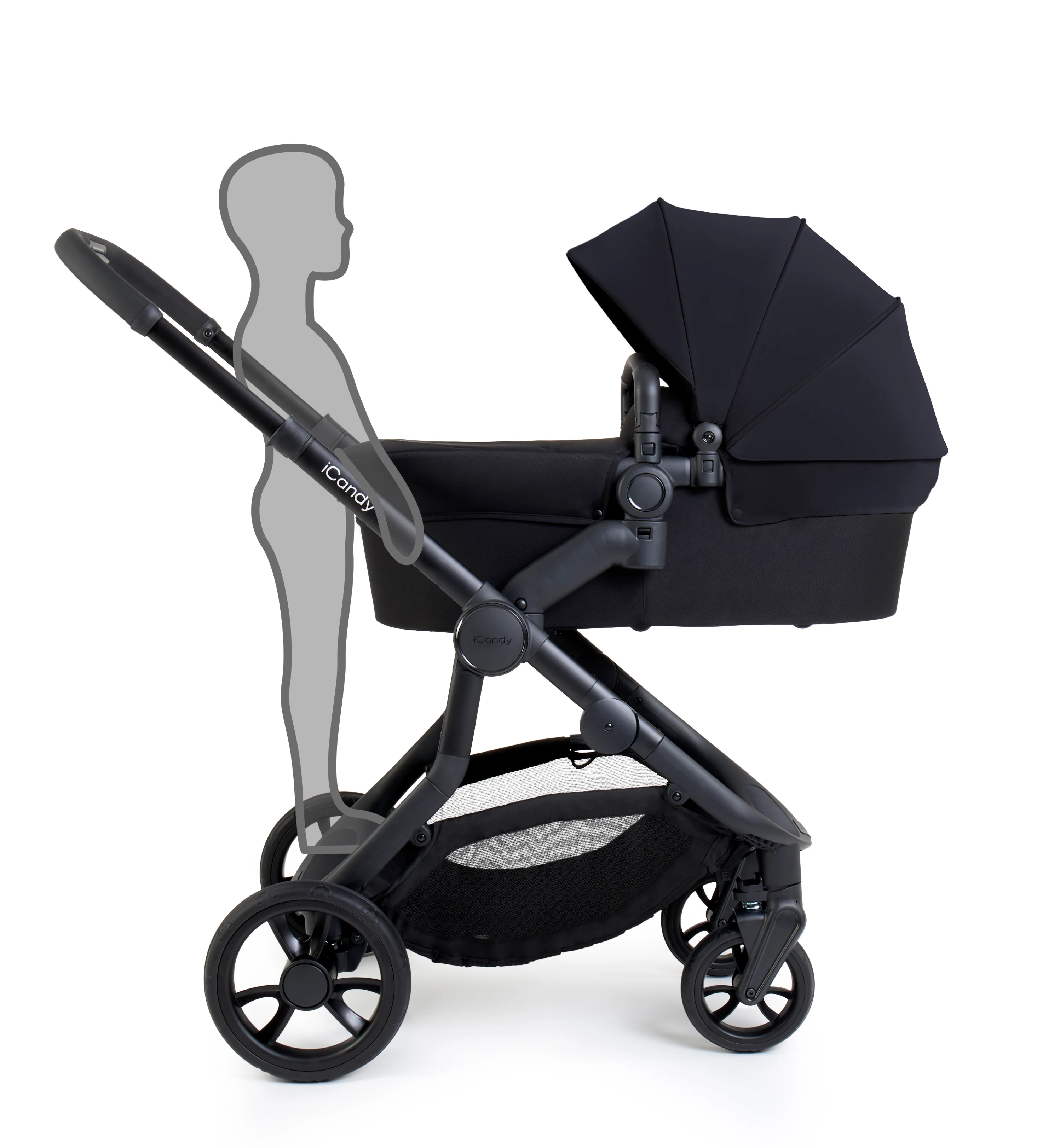 Orange 4 Pushchair - Black