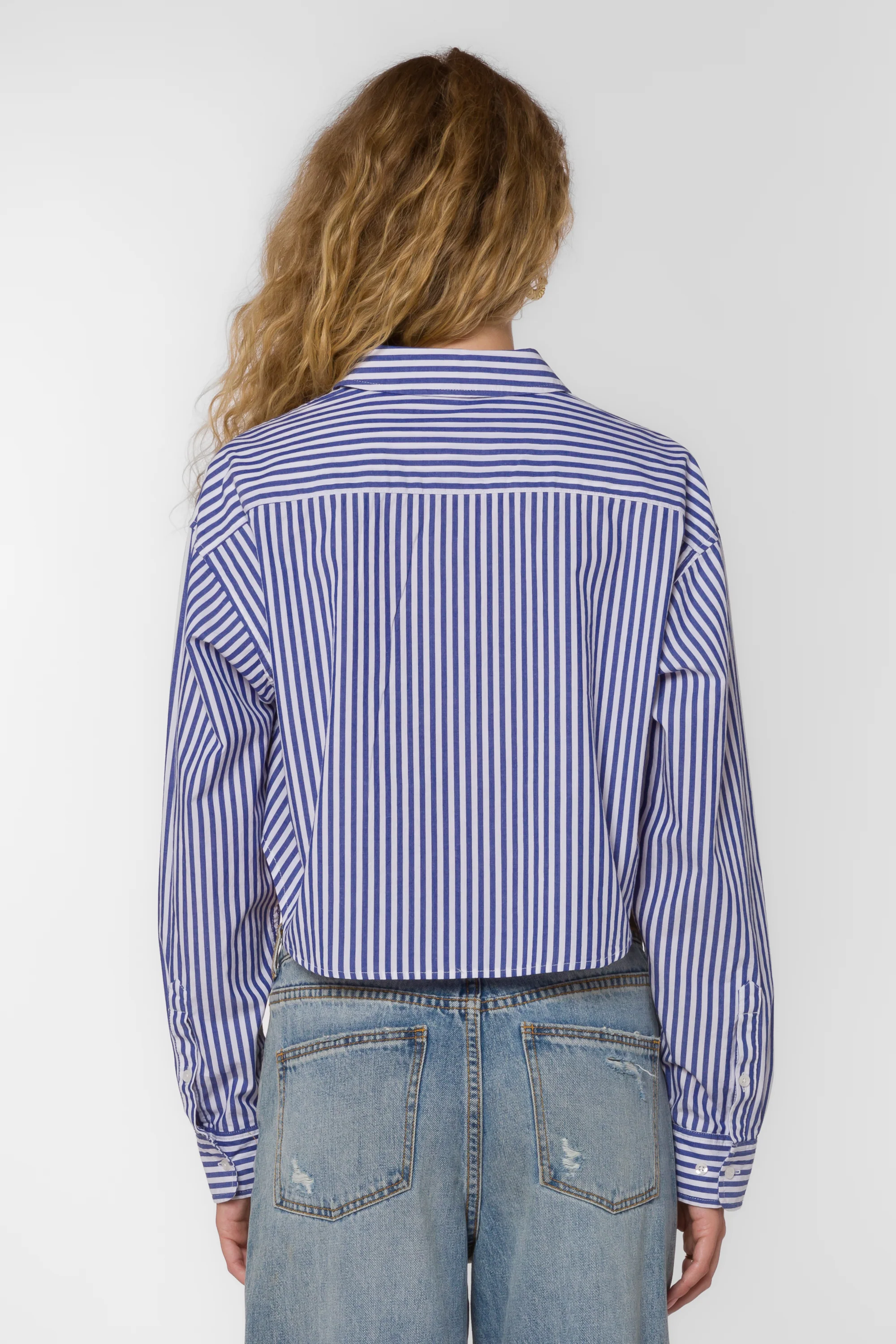 Trinity Iced Blue Stripe Shirt