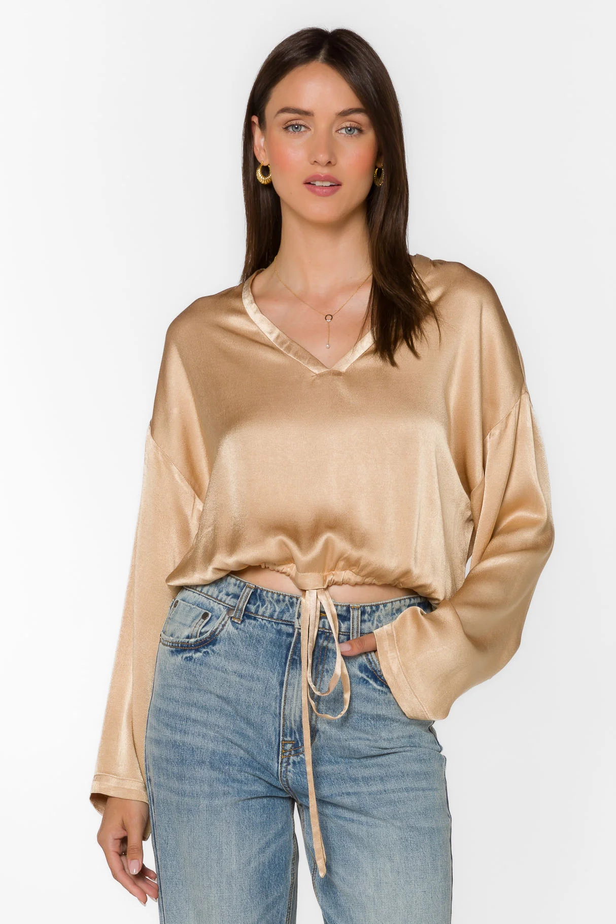 Sadona Sesame Gold Blouse