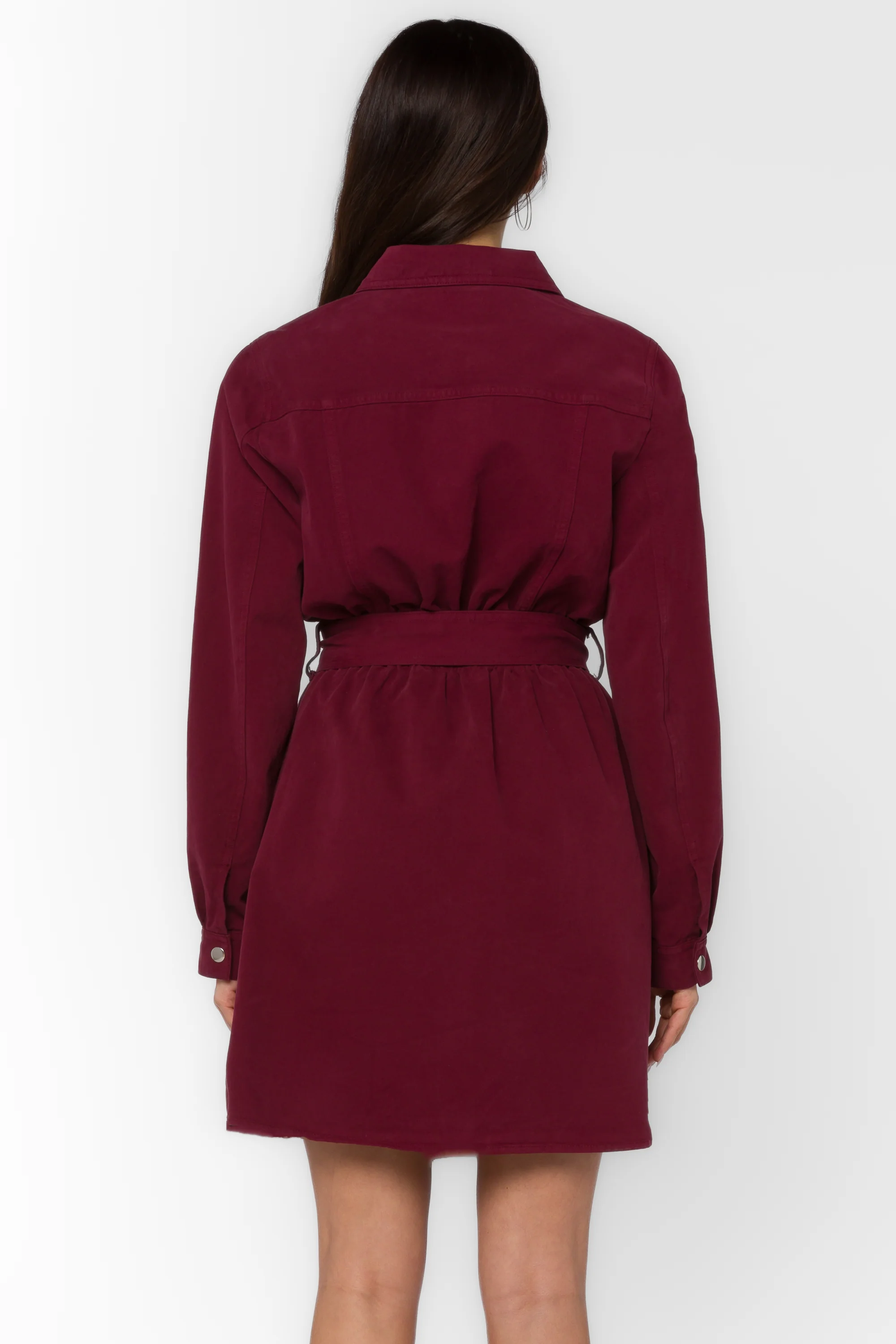 Deena Maroon Dress