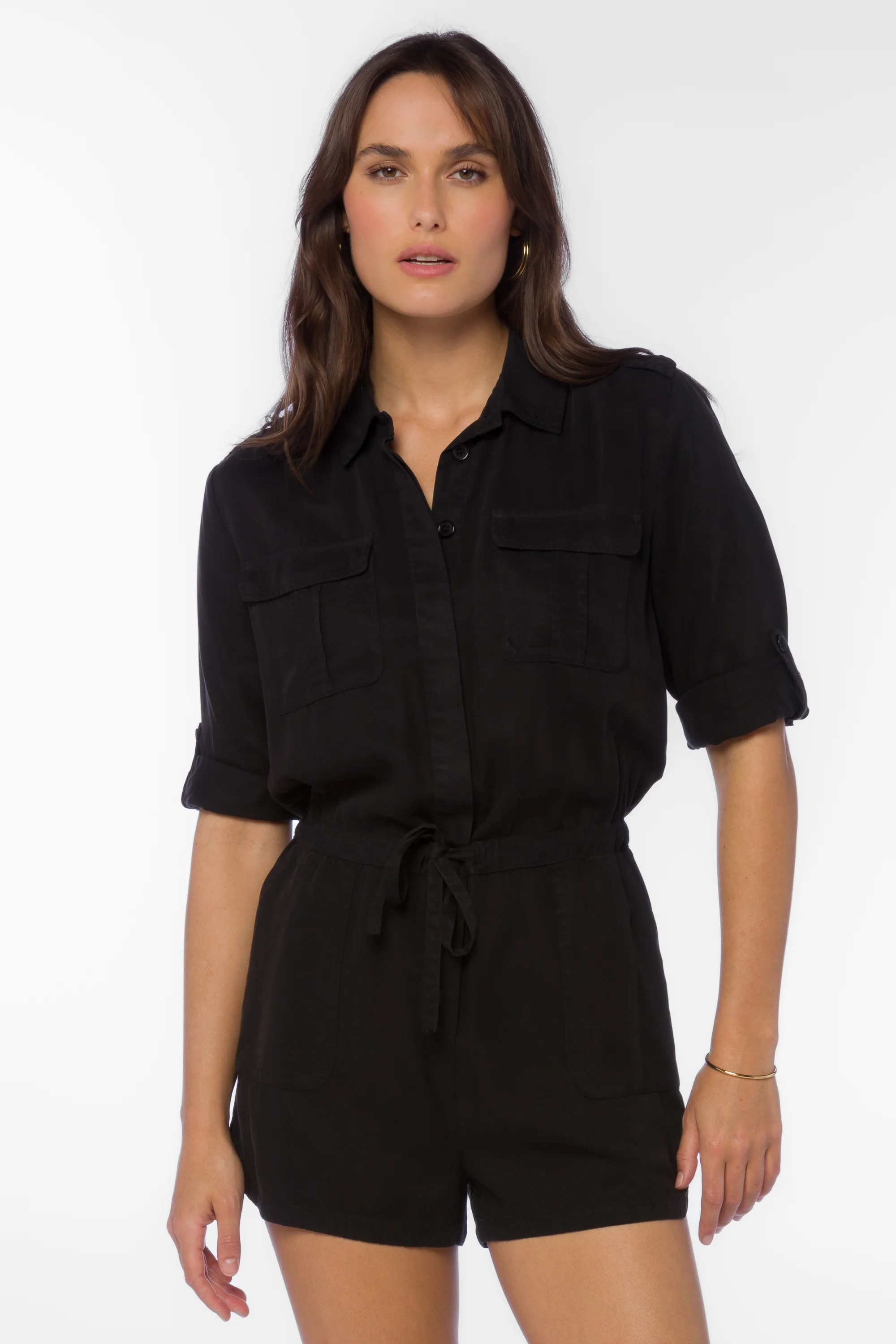 Luba Black Romper