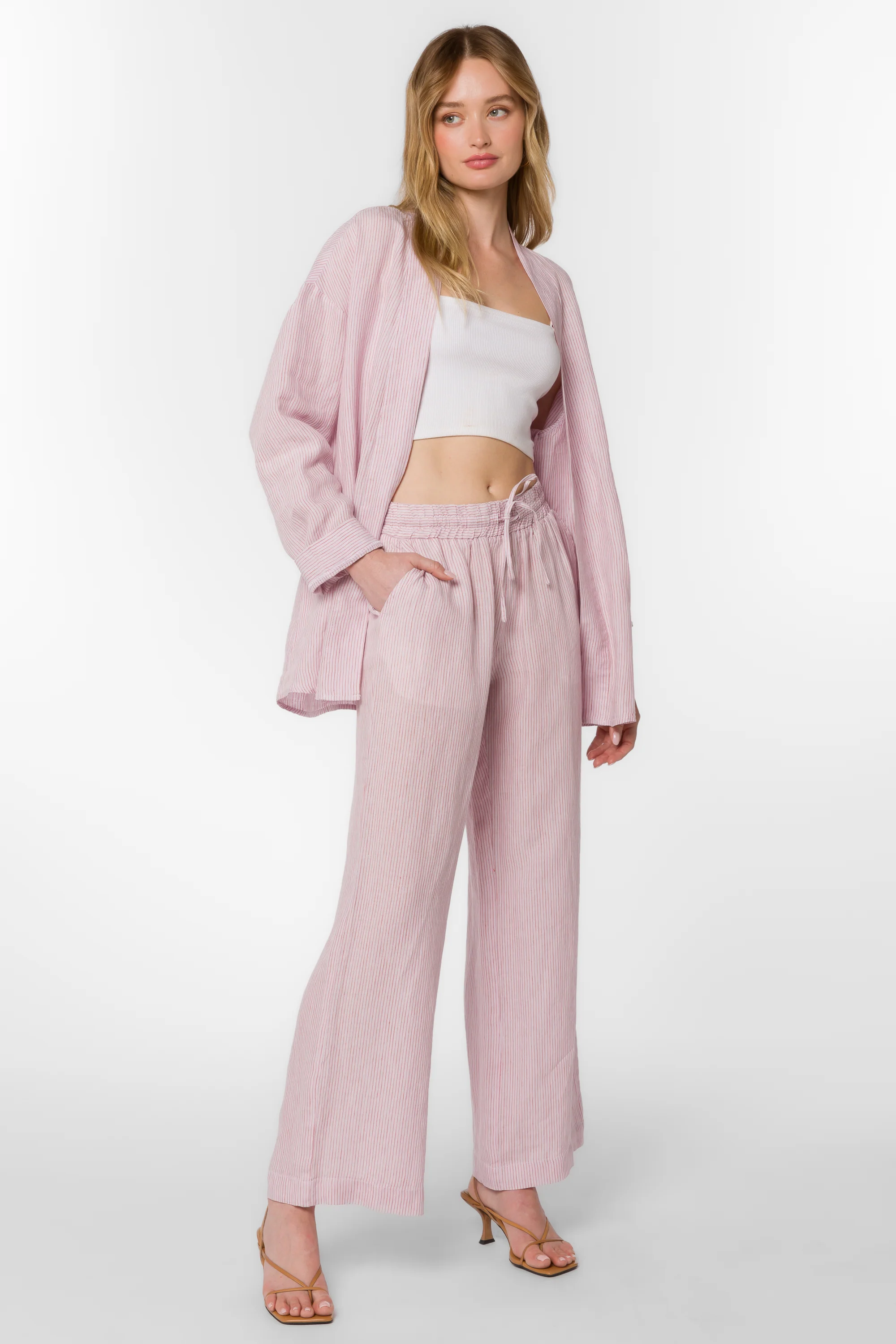 Wendy Canyon Rose Stripe Pants