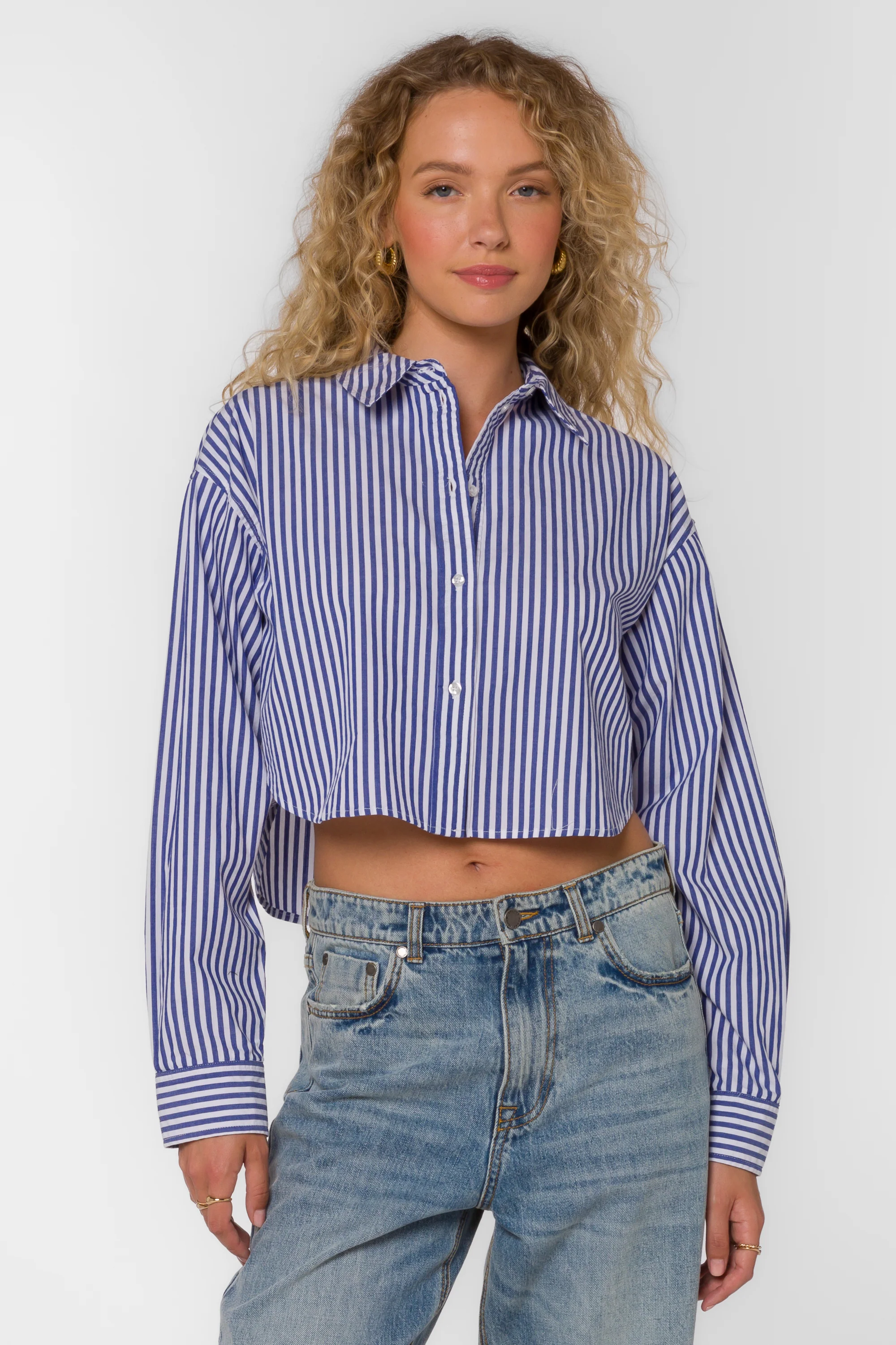 Trinity Iced Blue Stripe Shirt