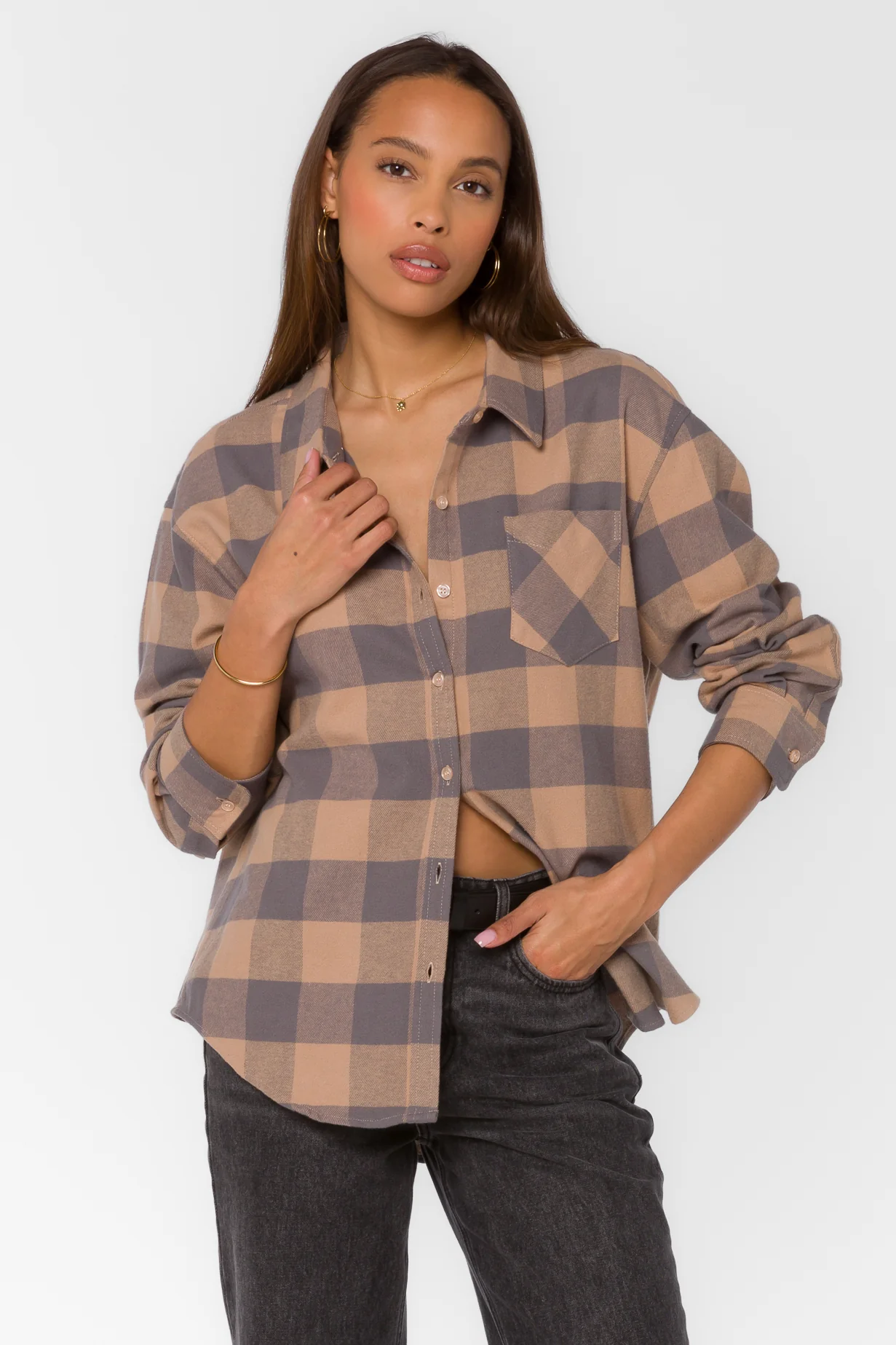 Carina Natural Grey Shirt