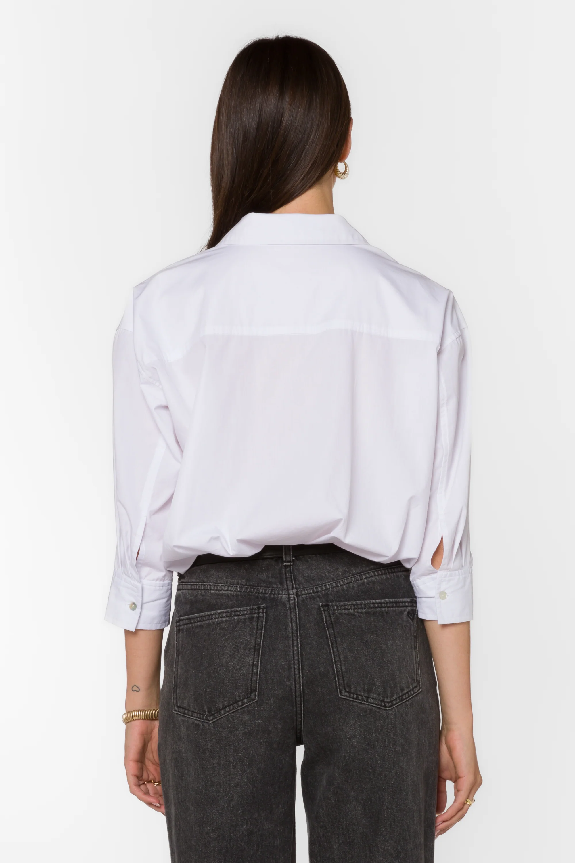 Poppy Optic White Top
